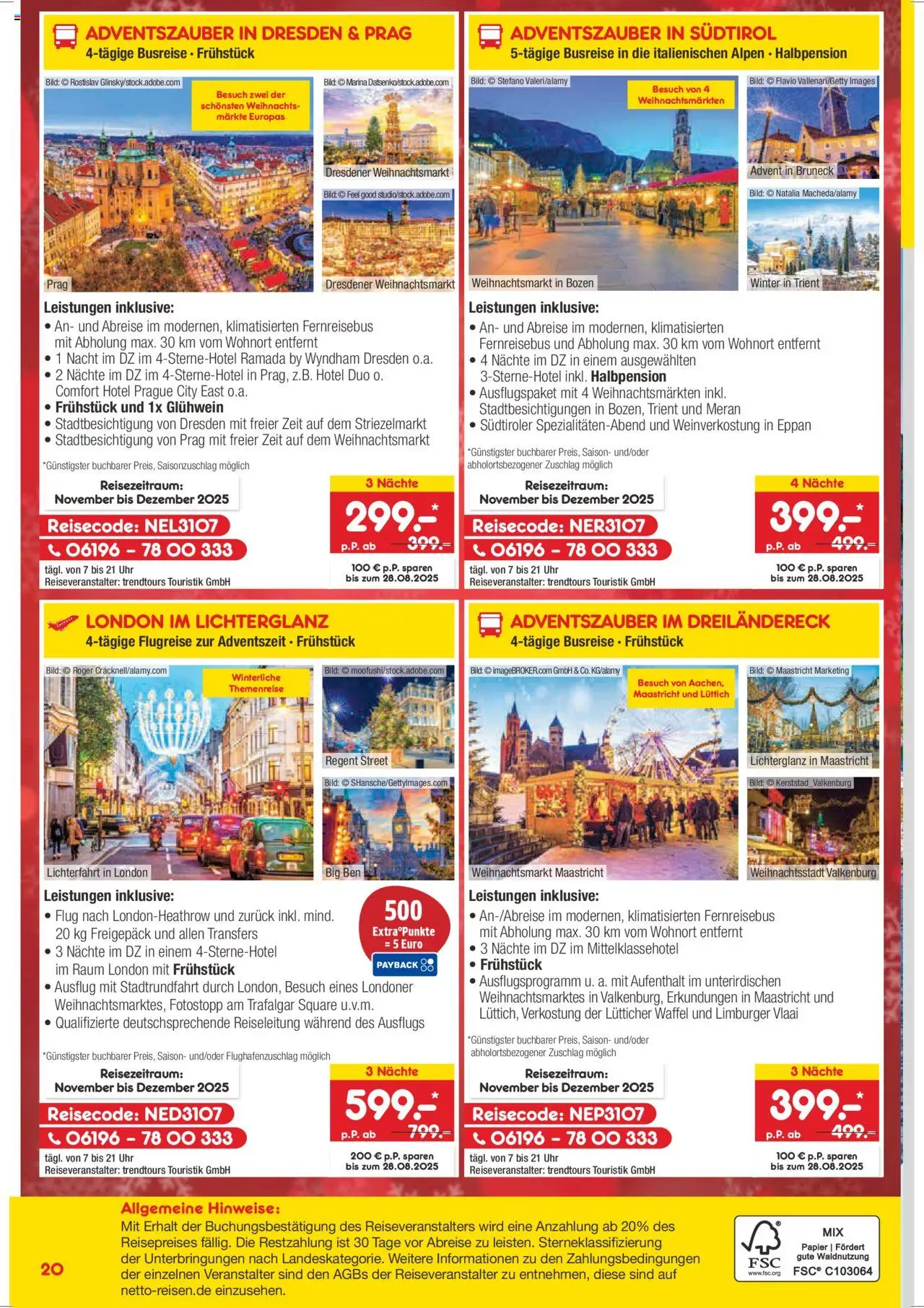 Netto Reisen Prospekt 	 - gültig ab dem 01.07.2025 | Seite: 20 | Produkte: Uhr