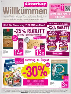 Vorschau von dem Prospekt - Sutterlüty Flugblatt gültig ab 14.08.2025