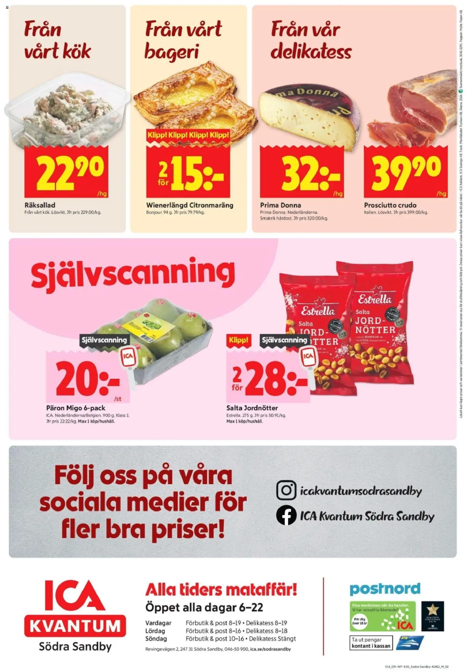 ICA Kvantum reklamblad aktuell från 30.03.2026 | Sida: 12 | Produkter: Jord, Jordnötter, Papper, Nötter