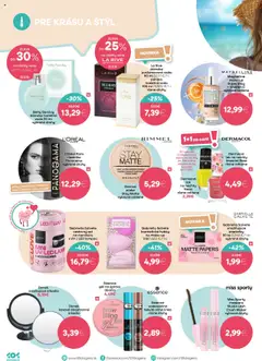 101 drogerie leták │ platný od 06.08.2025 | Strana: 2 | Produkty: Zrkadlo, Toaletná voda, Púder, Očná linka