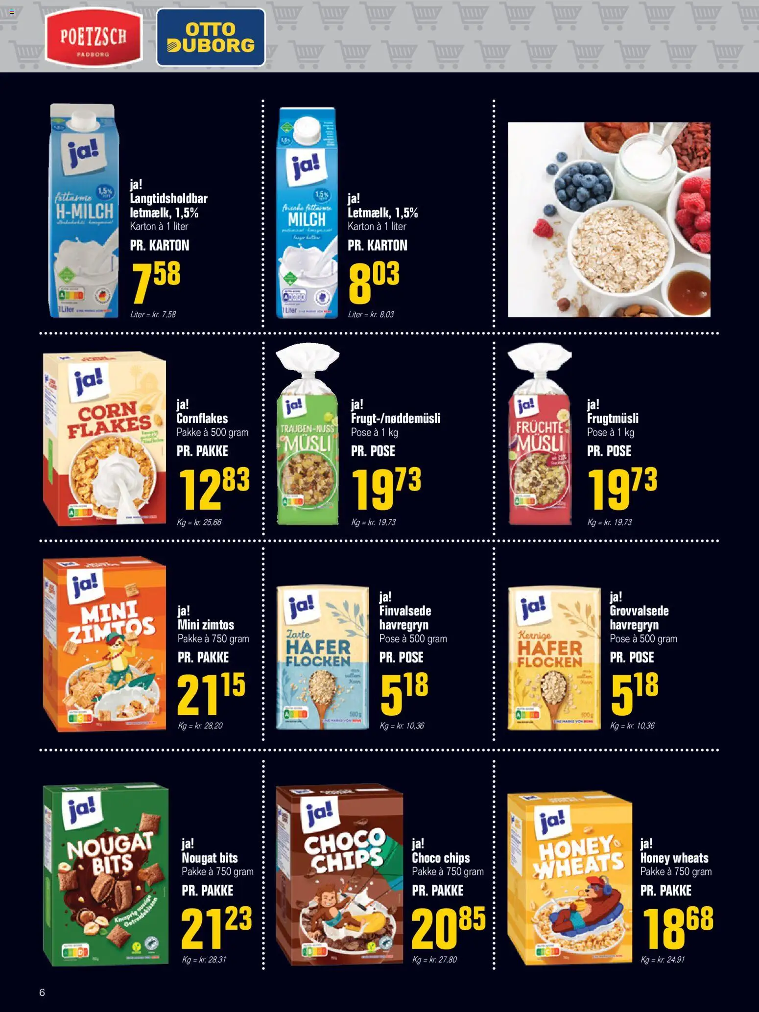 Otto Duborg tilbudsavis – gyldig fra 30.10.2025 | Side: 6 | Produkter: Chips, Cornflakes, Havregryn, Nougat