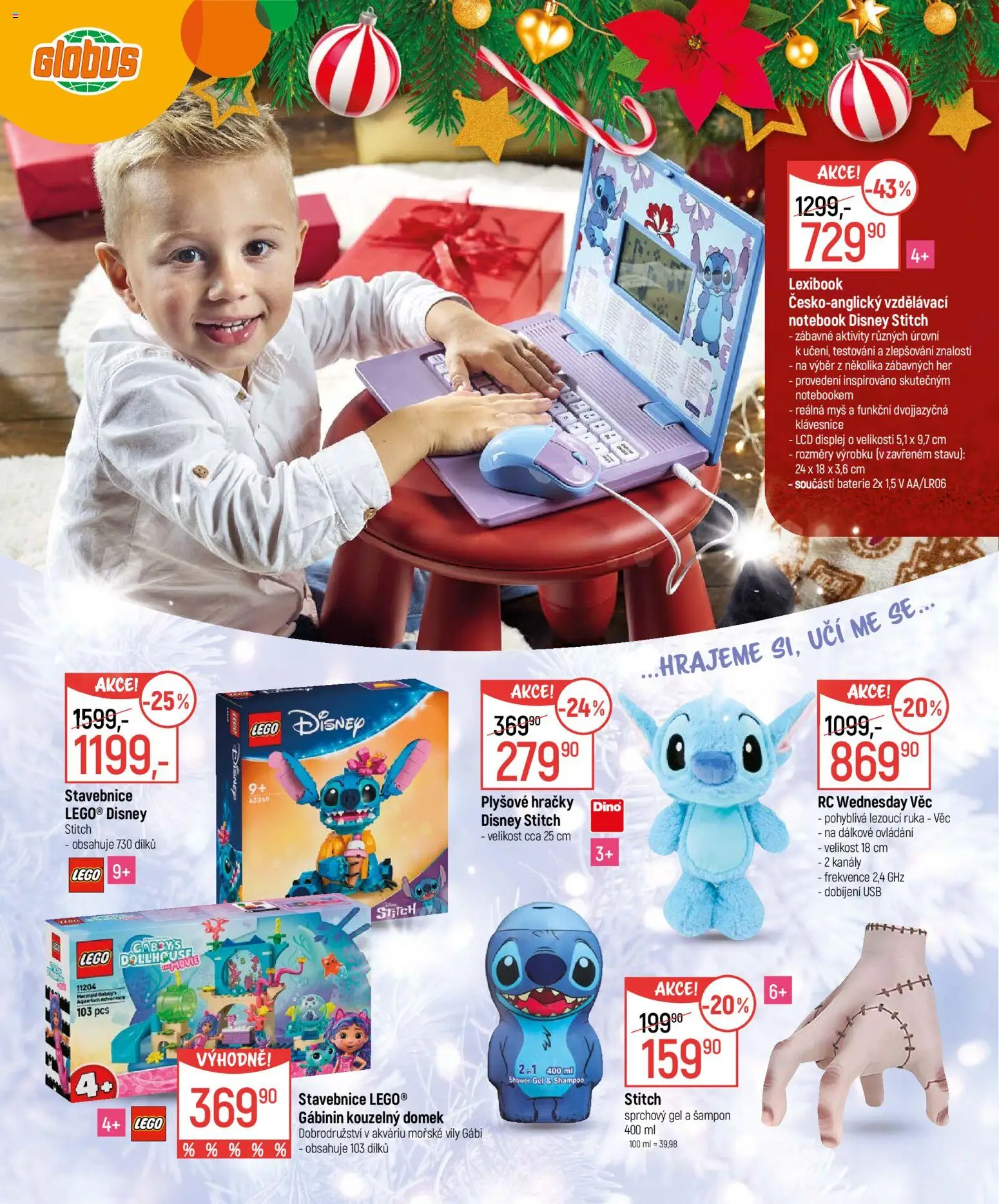 Globus leták - Praha-Štěrboholy  od 12.11.2025 | Strana: 4 | Produkty: Sprchový gel, Globus, Klávesnice, Šampon