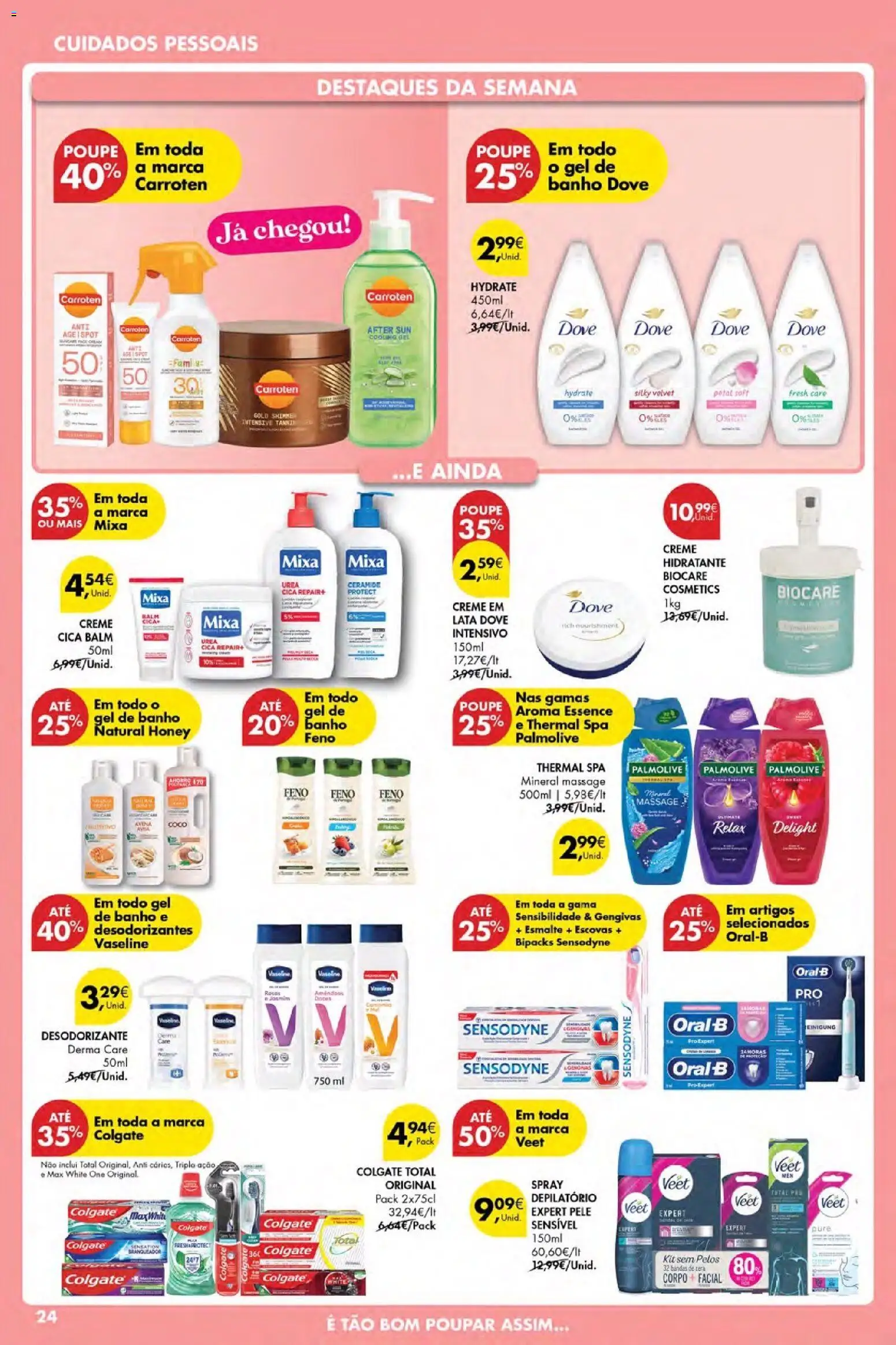 Pingo Doce Poupe Esta Semana Açores │ válido de 09.04.2026 | Página: 26 | Produtos: Amêndoas, Gel de banho, Cera, Banho