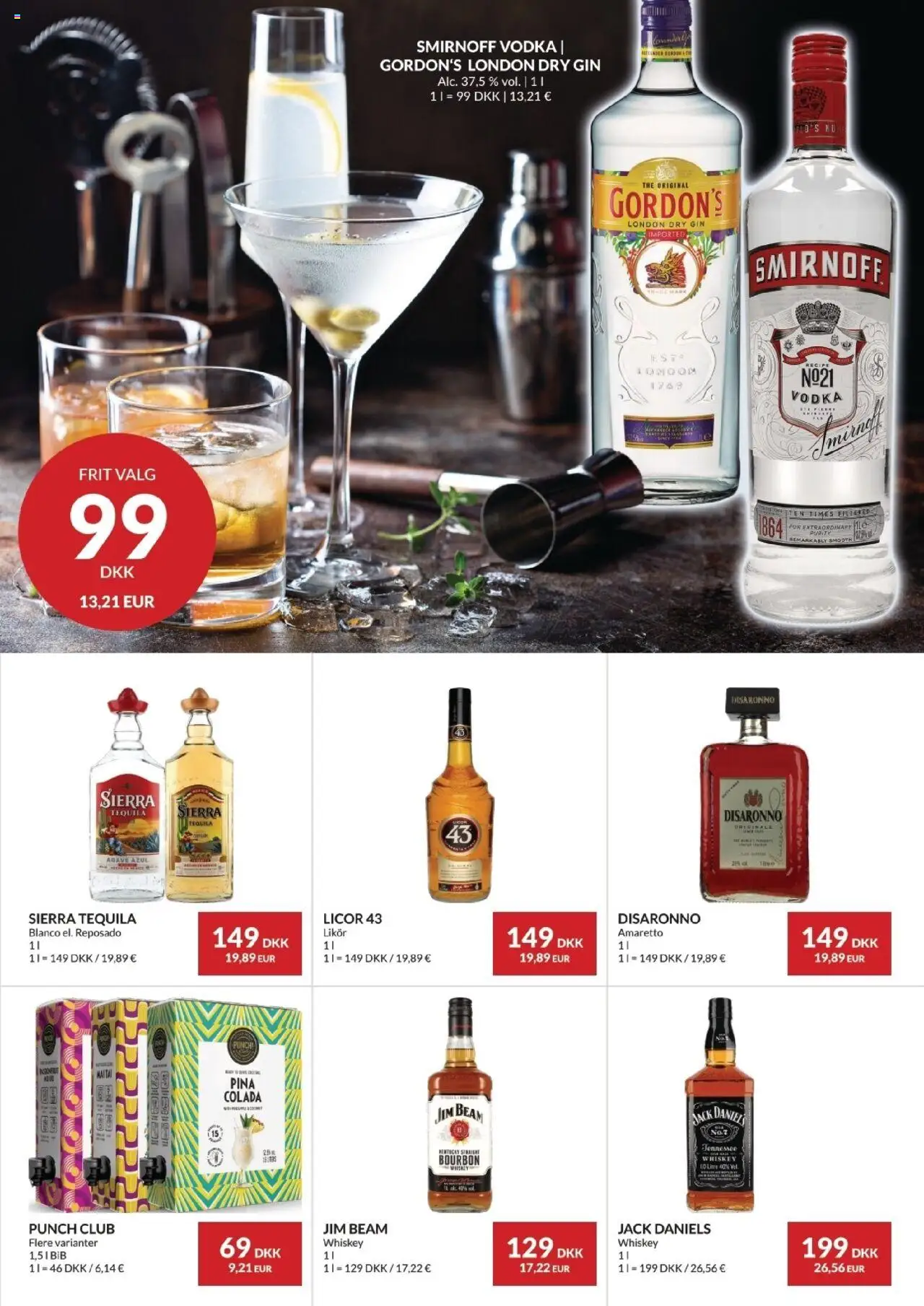 Nielsen Discount tilbudsavis – gyldig fra 25.09.2025 | Side: 31 | Produkter: Bourbon, Gin, Vodka