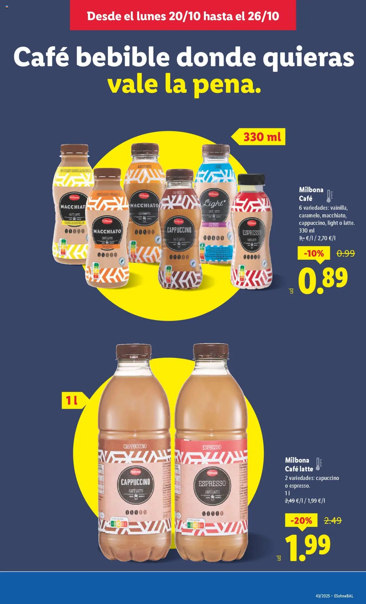 Lidl folleto │ válido desde el 20.10.2025 | Página: 17 | Productos: Café