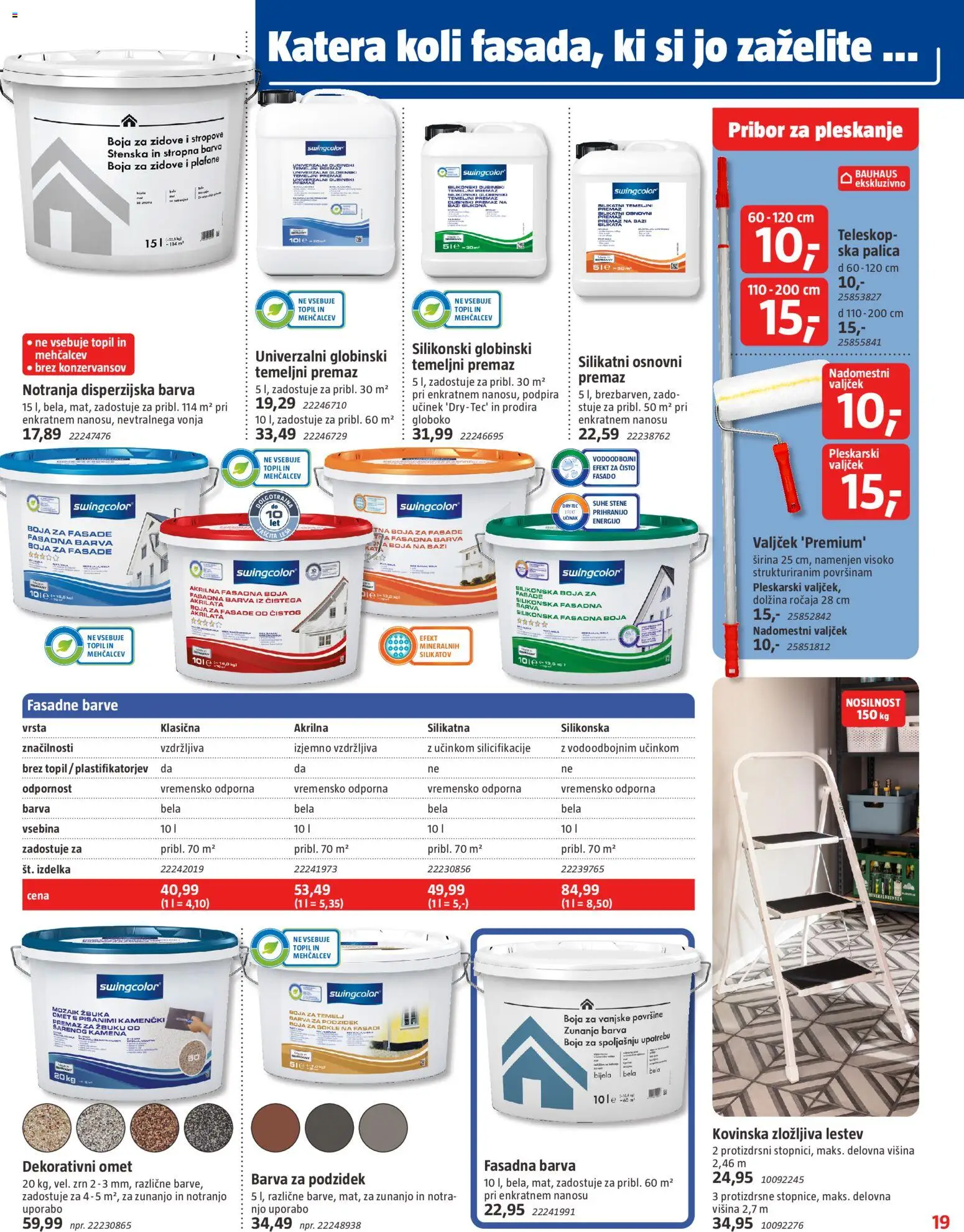 Novi Bauhaus katalog ponudbe – veljaven od 01.04.2026 | Stran: 19