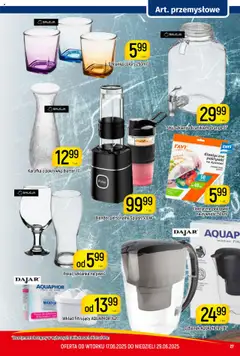 Piotruś Pan Gazetka od 17.06.2025 | Strona: 27 | Produkty: Szklanka, Dzbanek, Blender, Dzbanek aquaphor