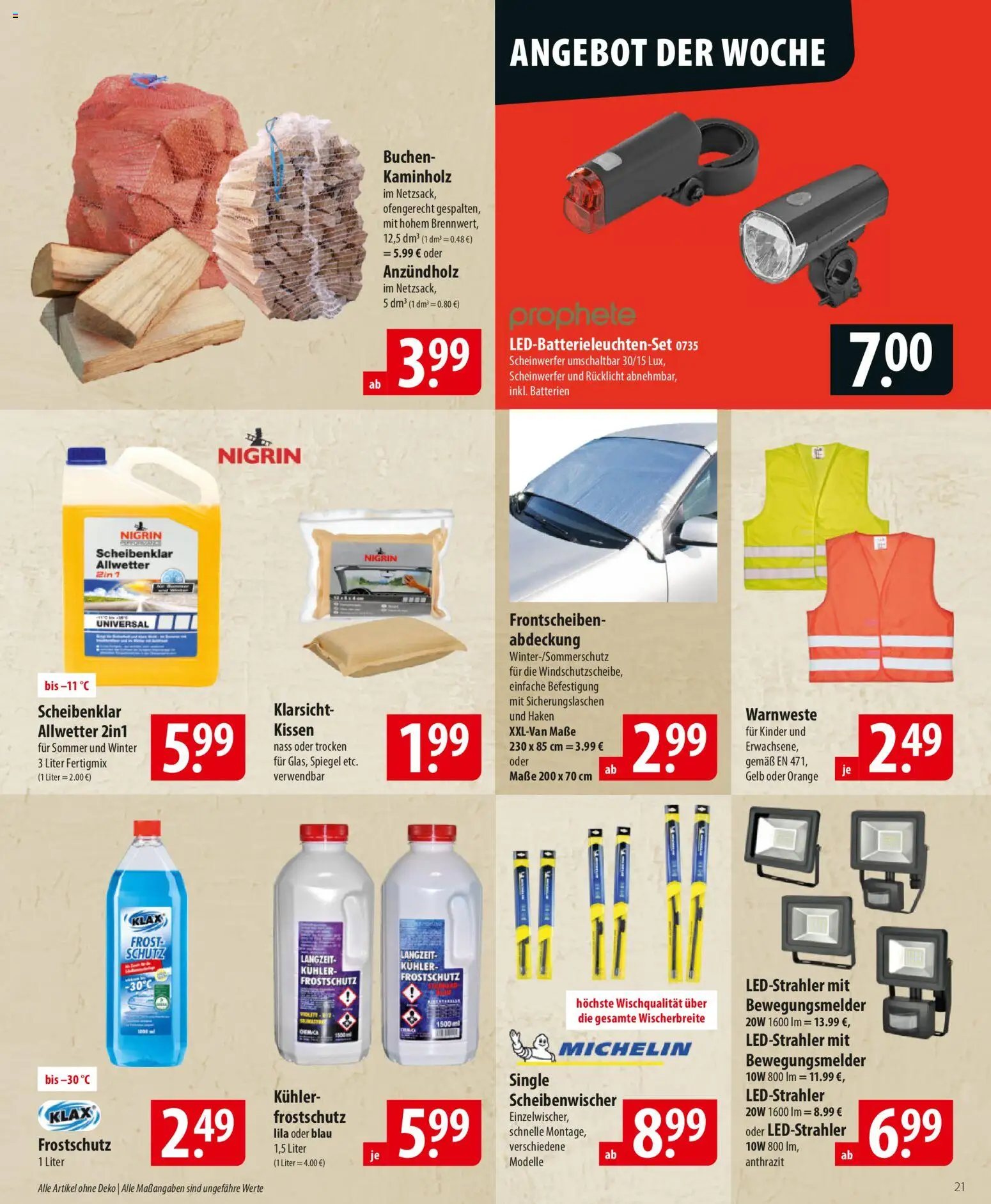 Famila Prospekt 	 – gültig ab 16.02.2026 | Seite: 21 | Produkte: Kissen, Batterien, Spiegel