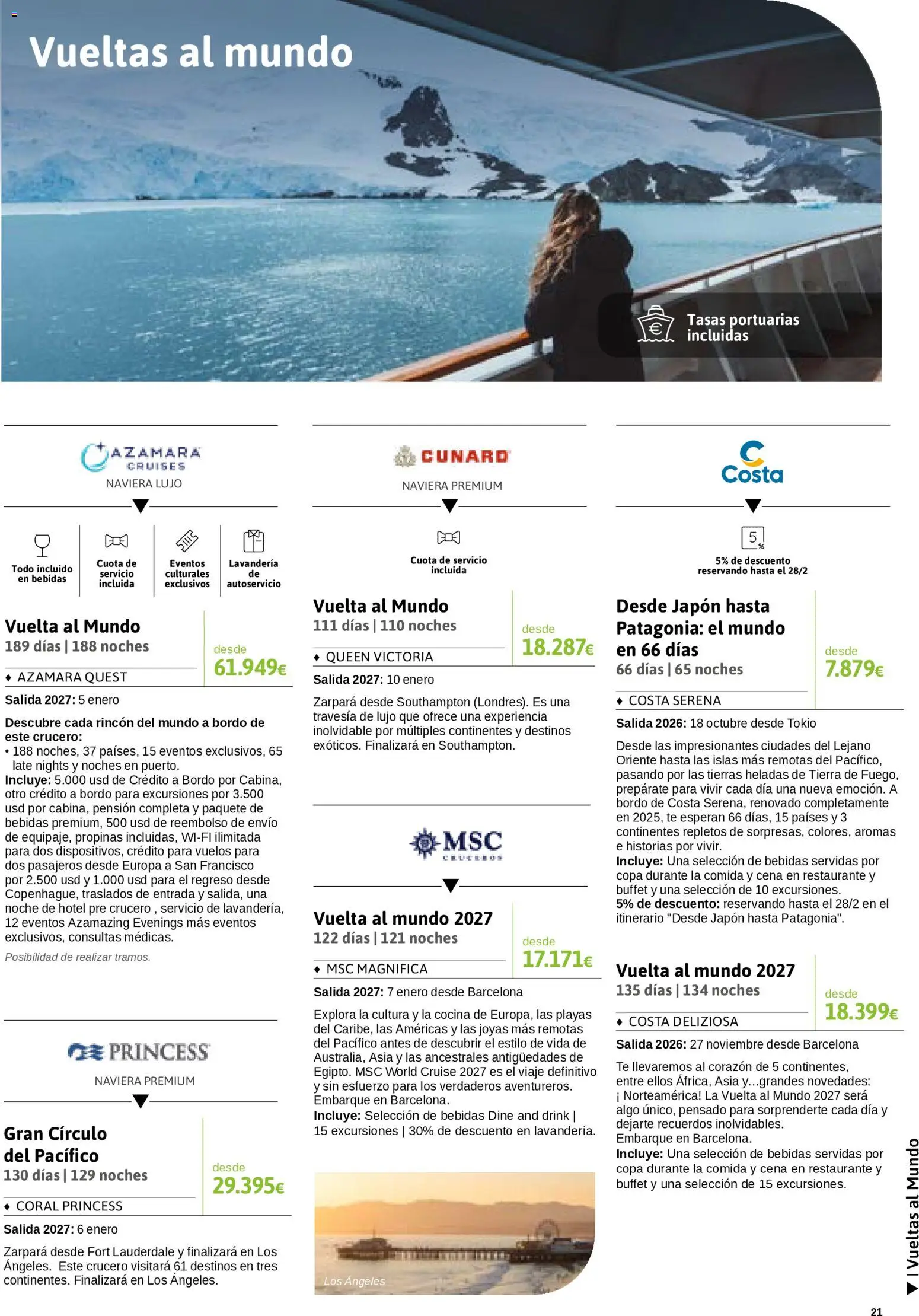 Viajes El Corte Inglés Semana del Crucero │ válido desde el 07.01.2026 | Página: 22 | Productos: Té, Cocina