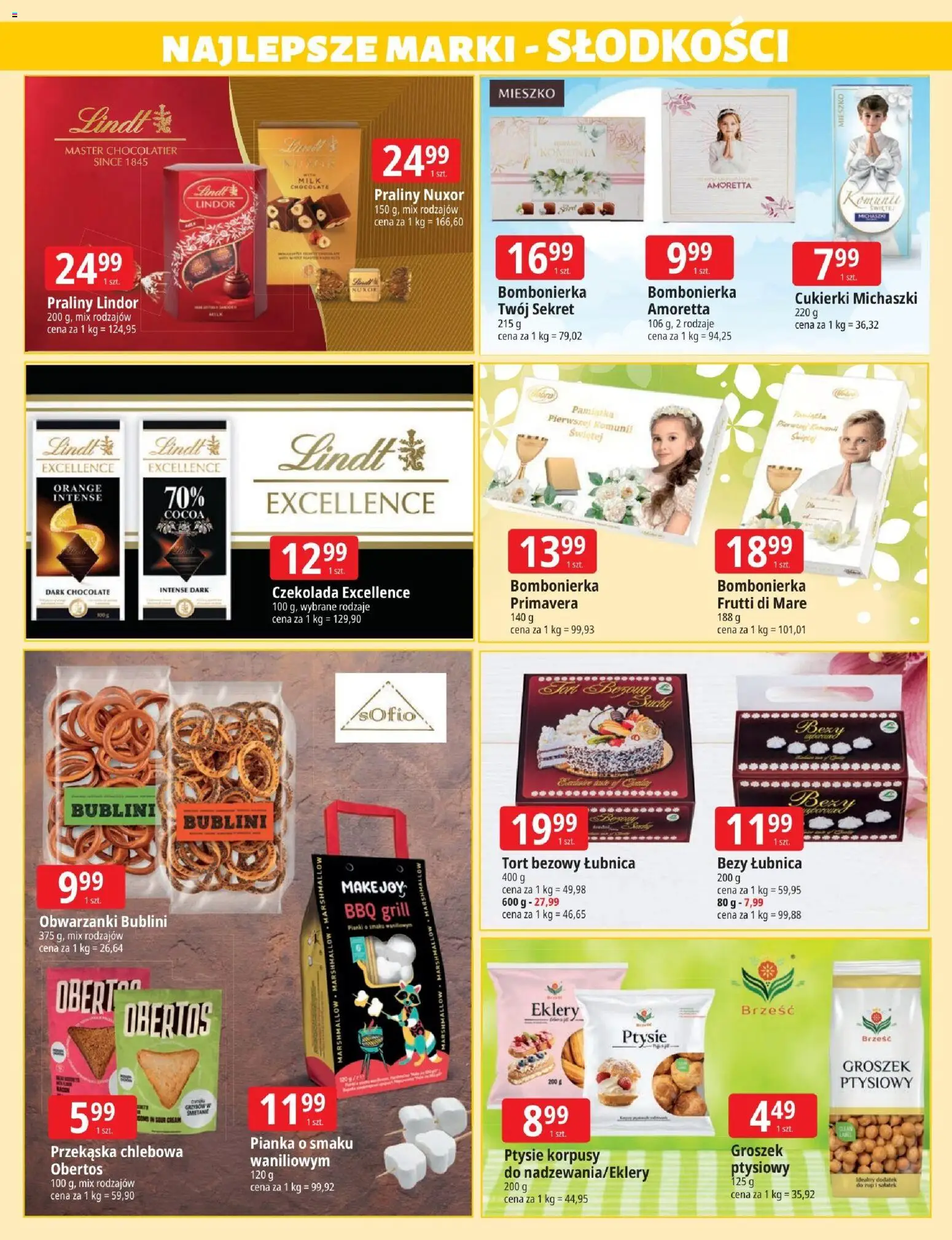 E.Leclerc gazetka - Zielona Góra od 28.04.2026 | Strona: 12 | Produkty: Praliny, Grill, Bombonierka, Cukierki