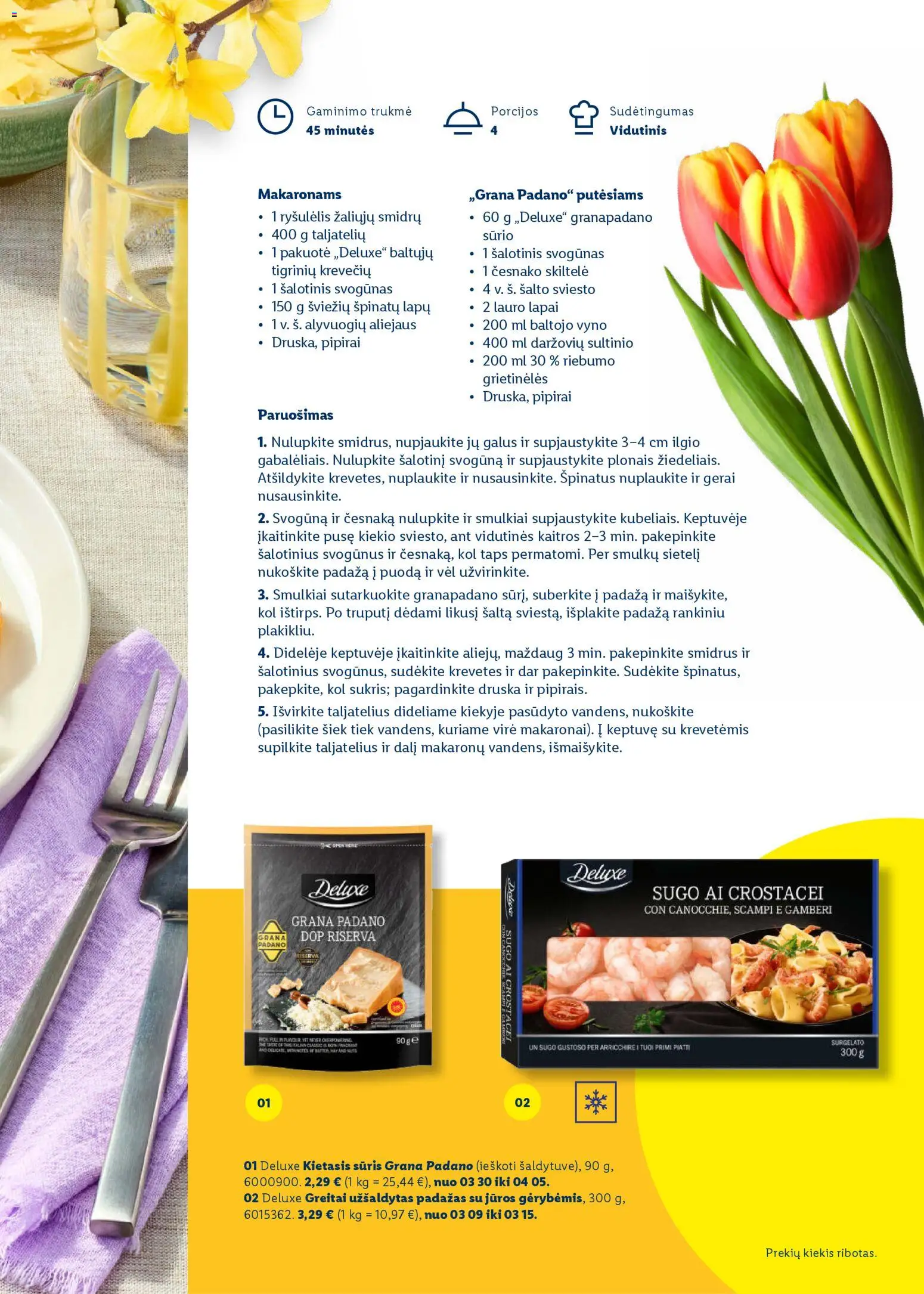 LIDL akcijos nuo 01.03.2026 | Puslapis: 75 | Prekių: Sviestas, Aliejus, Druska, Padažas