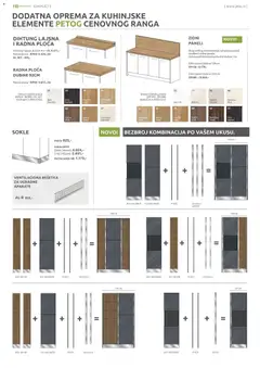 Jela katalog - pregled Jela kataloga - važi od 06.04.2026 | Strana: 110 | Proizvode: Rešetka, Radna ploča, Orah