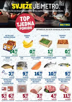 Metro - Ultra svježa ponuda - Pregled kataloga iz trgovine Metro, vrijedi od 06.04.2026