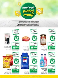 Novi Tuš katalog ponudbe – veljaven od 01.09.2025 | Stran: 2 | Izdelki: Paprika, Pašteta, Mleko, Cips