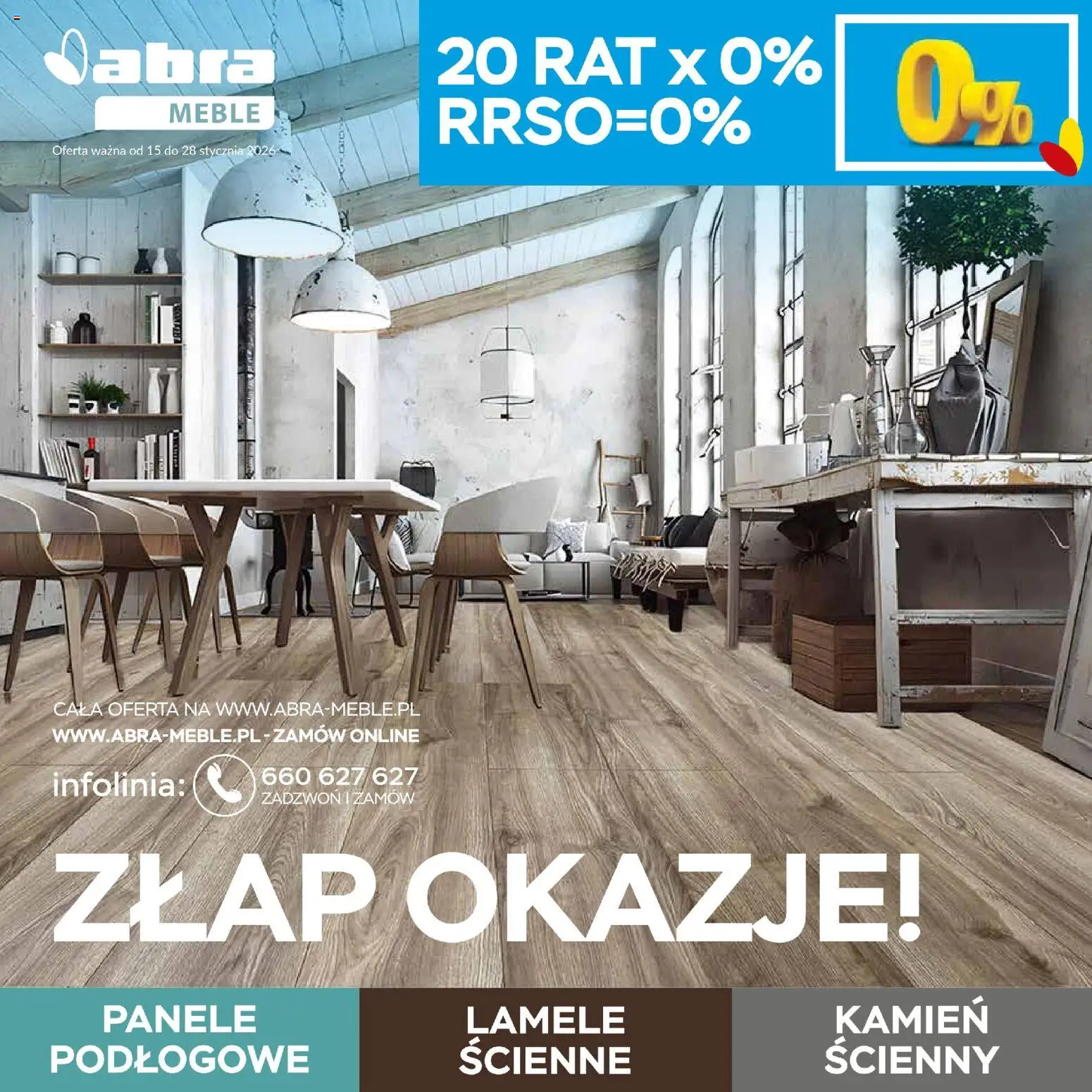 Abra meble Gazetka od 15.01.2026 | Strona: 1