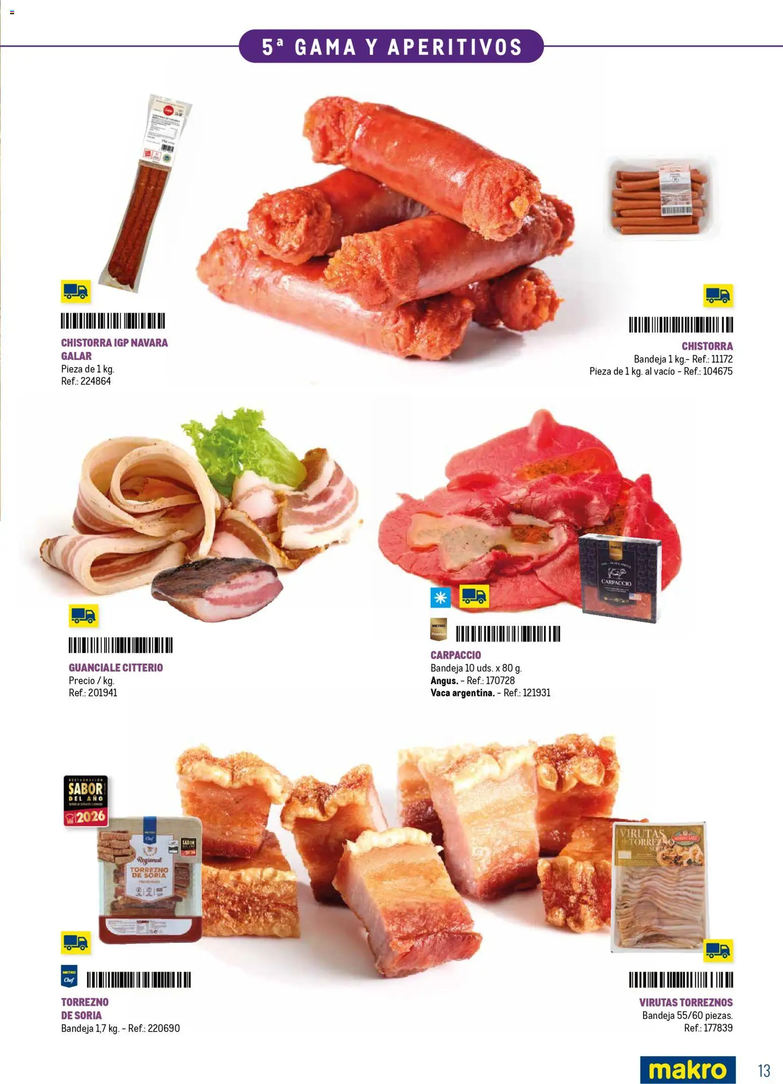 Makro Especial Catering Prat │ válido desde el 16.03.2026 | Página: 13 | Productos: Μπιμπερό, Bandeja