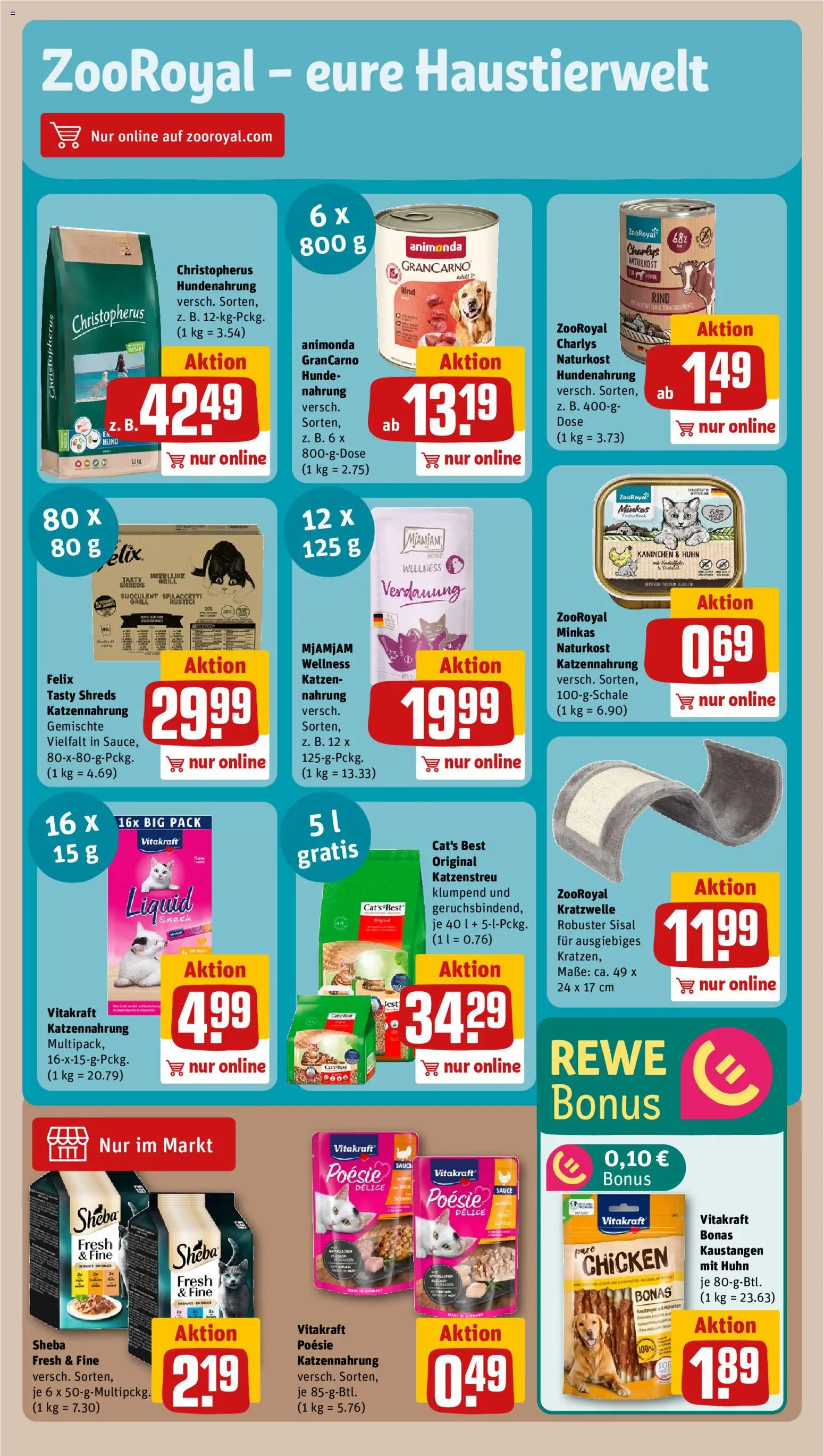 Rewe Prospekt 	 – gültig ab 27.04.2026 | Seite: 17 | Produkte: Sheba, Kaninchen, Sonnenblumenol, Kartoffeln