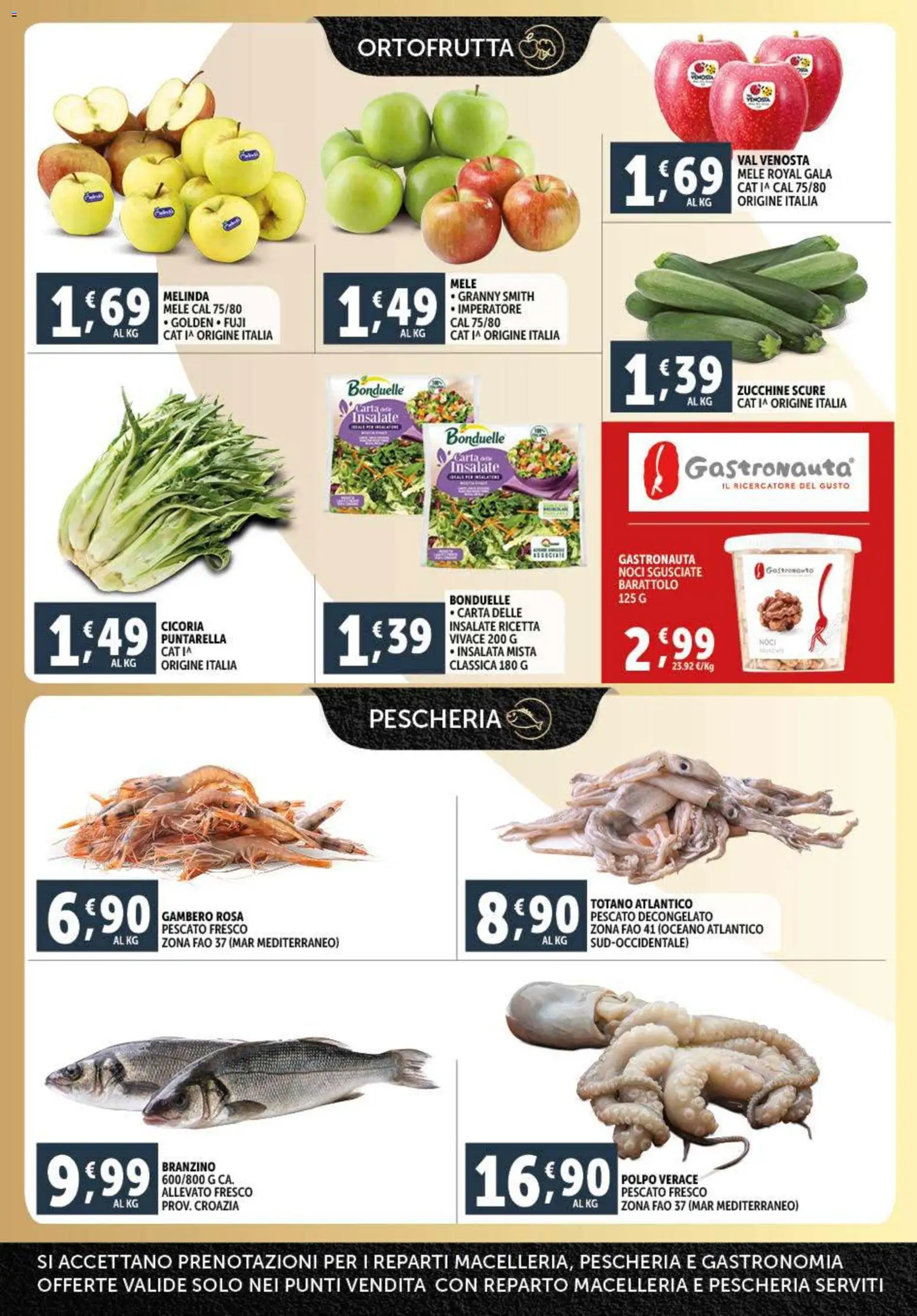 Volantino Decò del 07.11.2025 | Pagina: 4 | Prodotti: Mele, Insalata, Polpo, Totano