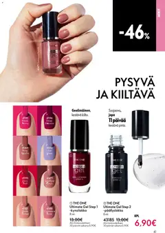 Oriflame-mainoslehti voimassa 31.12.2025 alkaen | Sivu: 41 | Tuotteet: Kynsilakka
