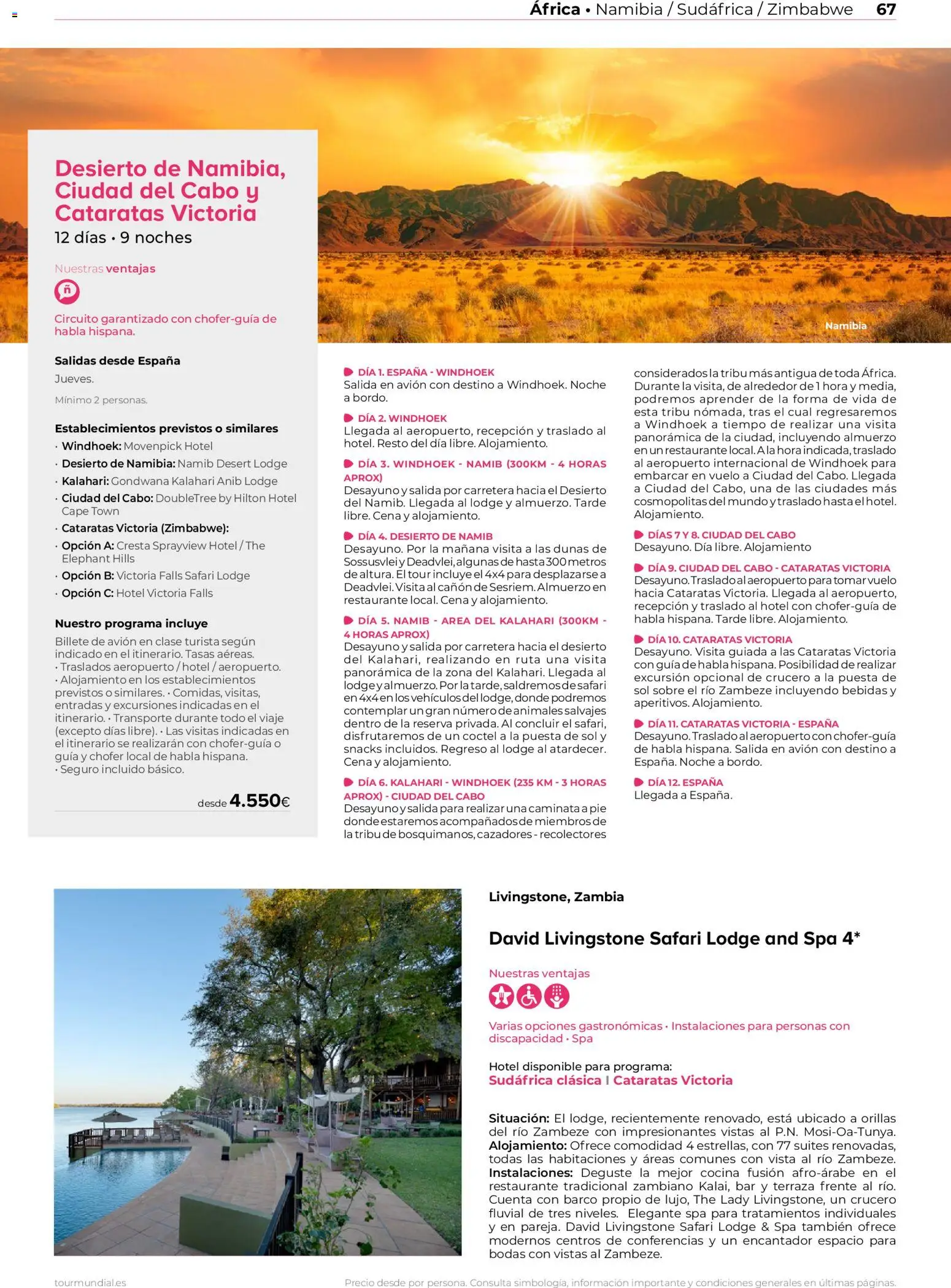 Viajes El Corte Inglés Africa y Oriente Medio │ válido desde el 01.01.2026 | Página: 67 | Productos: Cocina