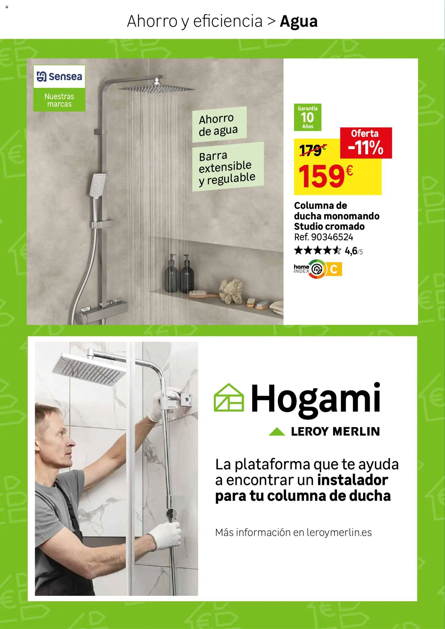 Leroy Merlin catálogo │ válido desde el 03.03.2026 | Página: 50 | Productos: Té, Ducha