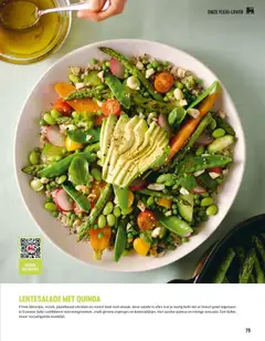 Delhaize folder  - Voorbeeld van een folder van Delhaize, geldig van 02.04.2026 | Pagina: 79 | Producten: Salade, Quinoa, Asperges