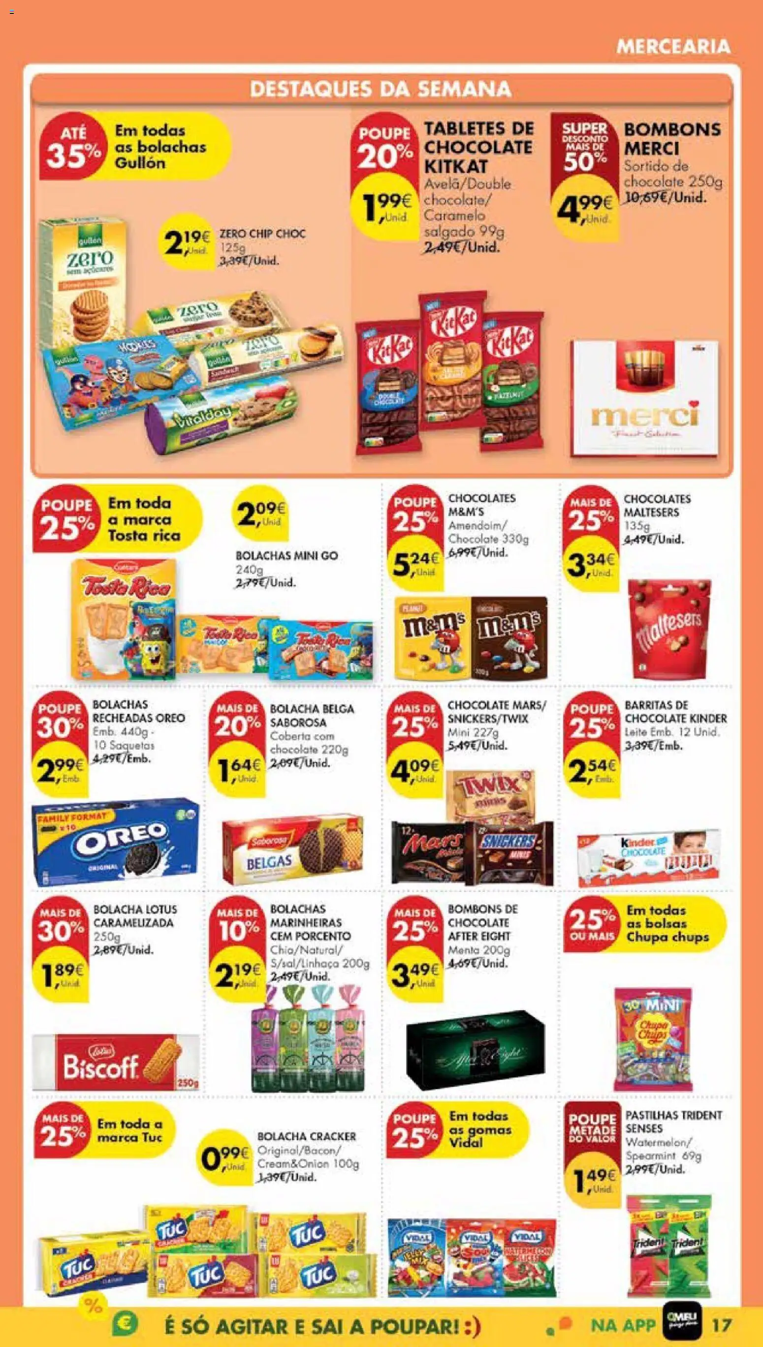 Pingo Doce Poupe Esta Semana Madeira │ válido de 27.01.2026 | Página: 17 | Produtos: Bolachas, Pó, Chocolates, Gomas