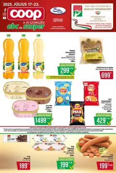 COOP Szolnok Akciós újság - amely érvényes a következő dátumtól: 17.07.2025