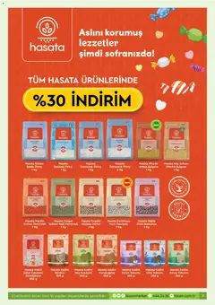 11.03.2026 tarihinden itibaren geçerli olan Biçen Market kataloğu önizlemesi | Sayfa: 9 | Ürünler: Pirinç, Barbunya, Keten Tohumu, Kiraz