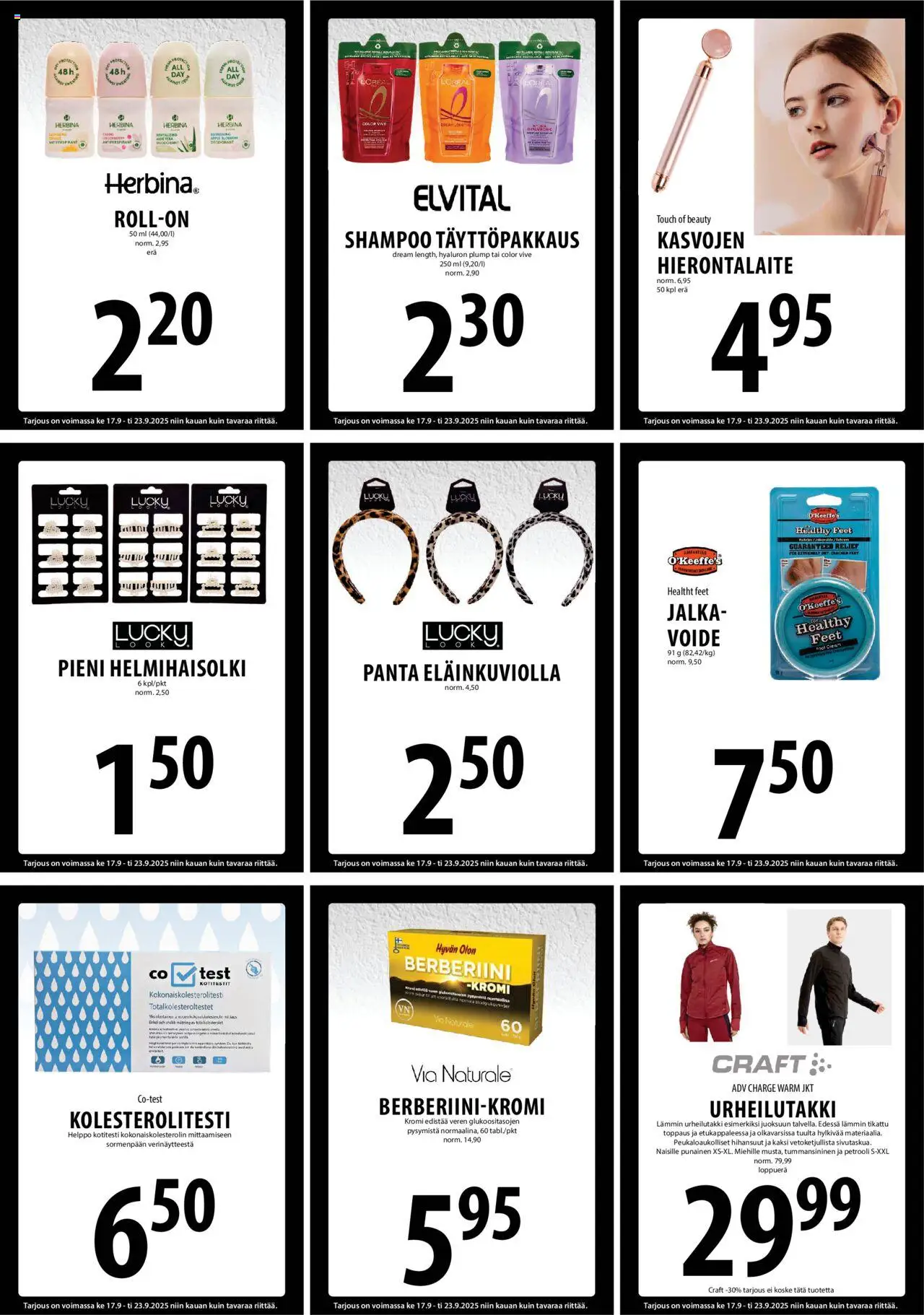 Tuuri tarjoukset – voimassa 17.09.2025 alkaen | Sivu: 13 | Tuotteet: Shampoo