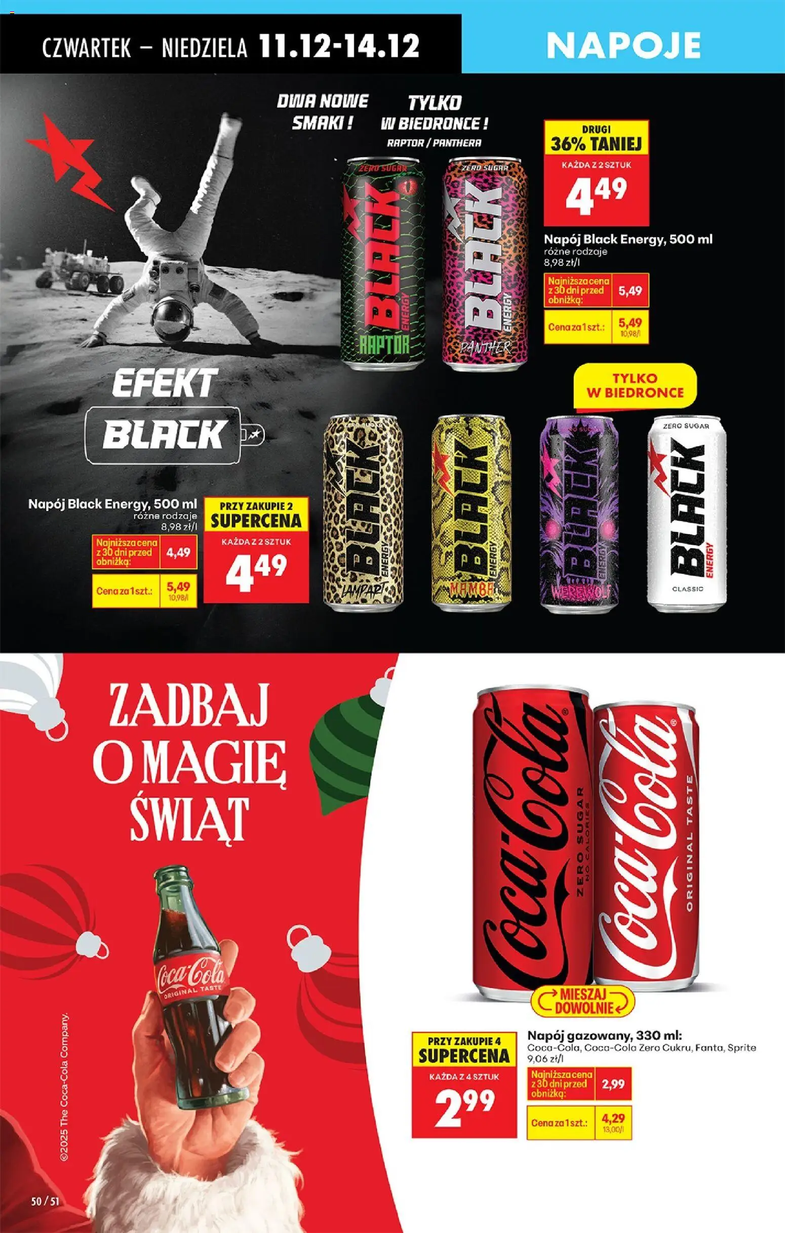 Biedronka gazetka - Oferta w tym tygodniu od 11.12.2025 | Strona: 66 | Produkty: Napoje, Sprite