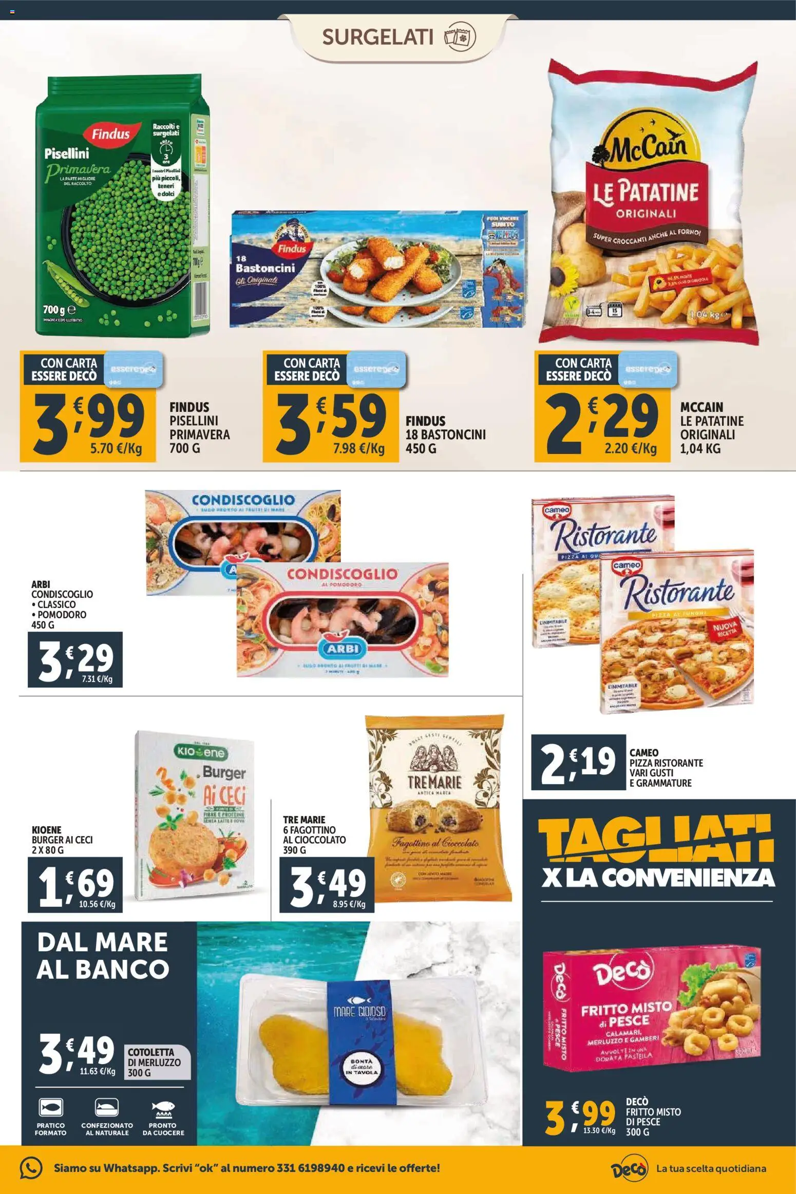 Volantino Decò del 30.01.2026 | Pagina: 7 | Prodotti: Cioccolato, Patatine, Ceci, Pomodoro