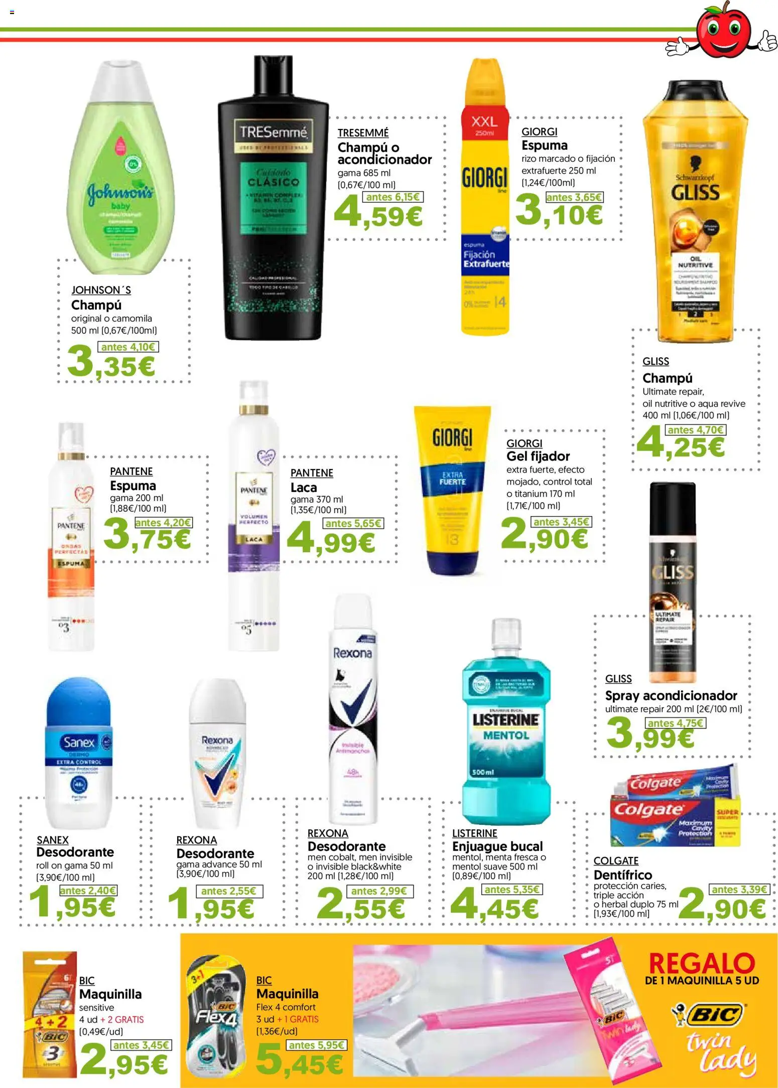 Hiper Usera folleto │ válido desde el 30.03.2026 | Página: 15 | Productos: Champú, Acondicionador, Desodorante, Enjuague bucal