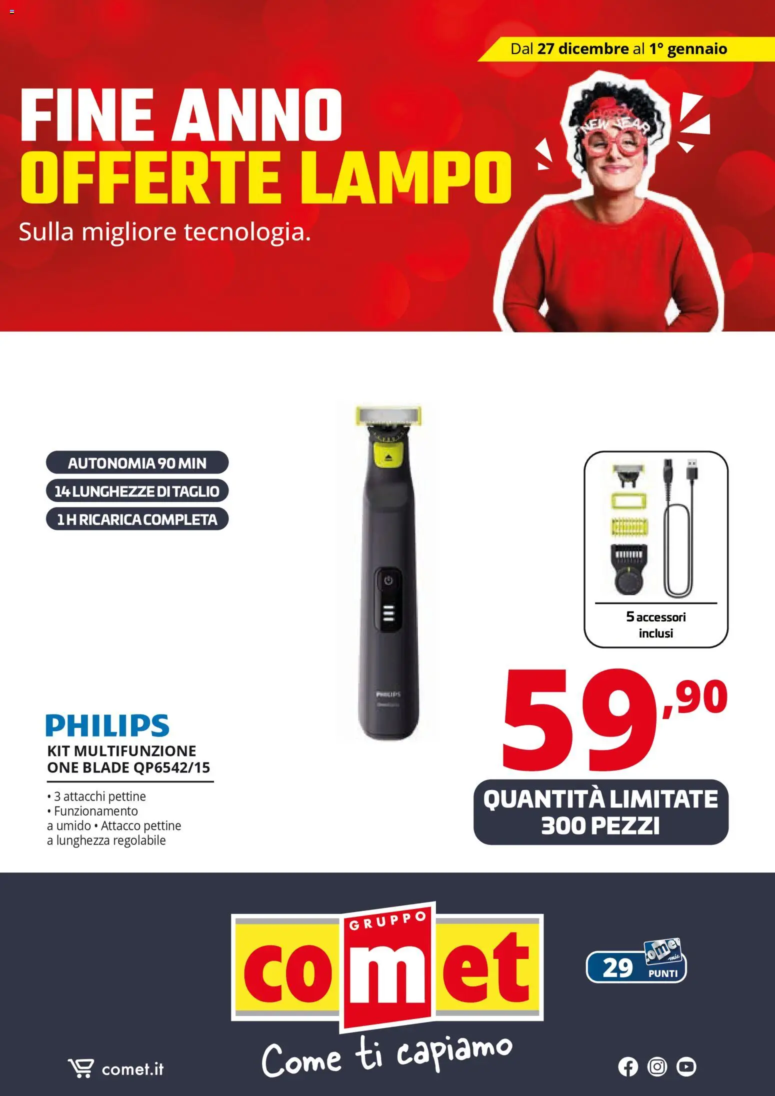 Volantino Comet del 27.12.2025 | Pagina: 51 | Prodotti: Pettine