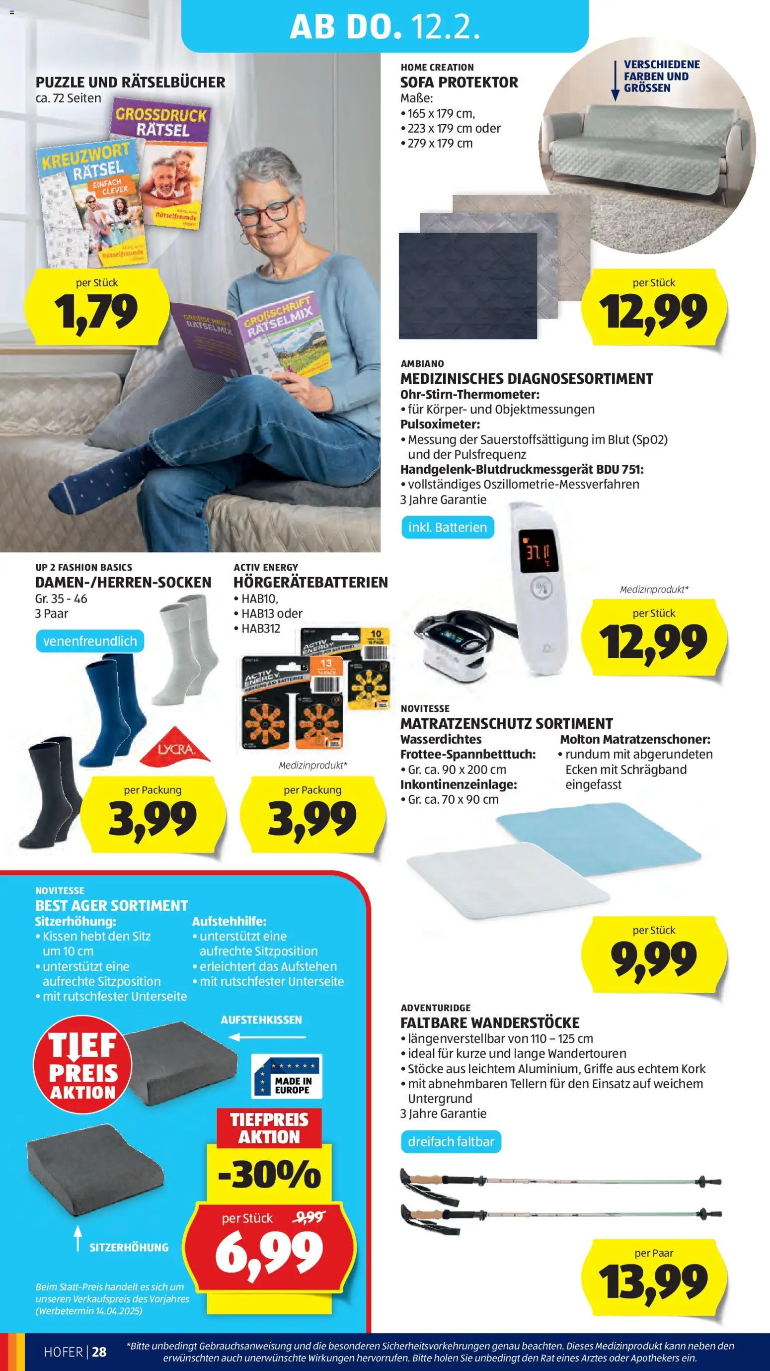 Hofer AT akciós ujság - amely érvényes a következő dátumtól: 06.02.2026 | Oldal: 32 | Termékek: Puzzle