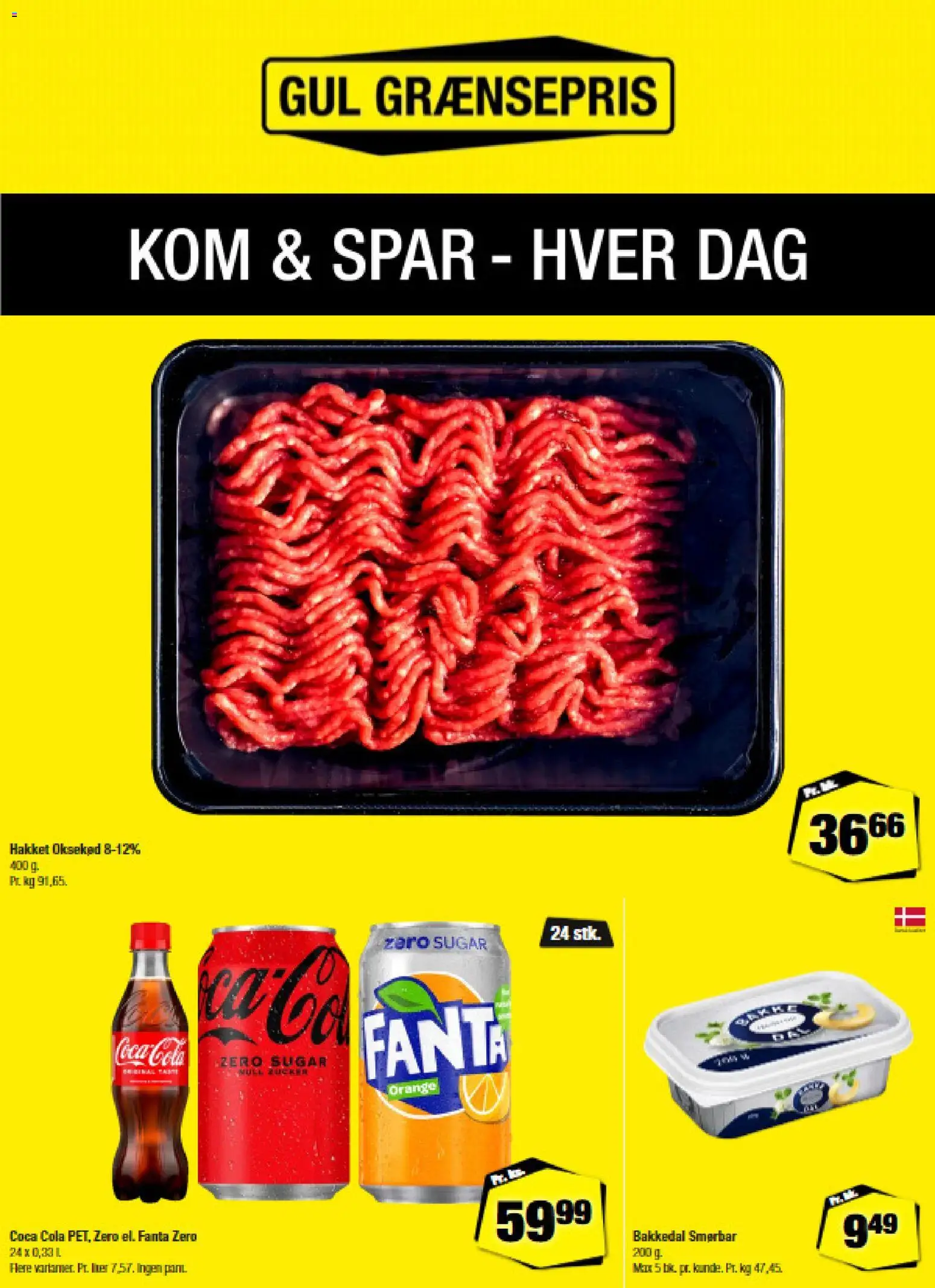 Calle tilbudsavis – gyldig fra 02.01.2026 | Side: 1 | Produkter: Coca Cola, Oksekød, Fanta, Cola