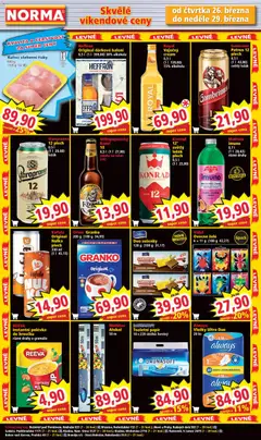 Náhled letáku Norma leták od 23.03.2026 | Strana: 7 | Produkty: Toaletní papír, Kozel, Plech, Kofola