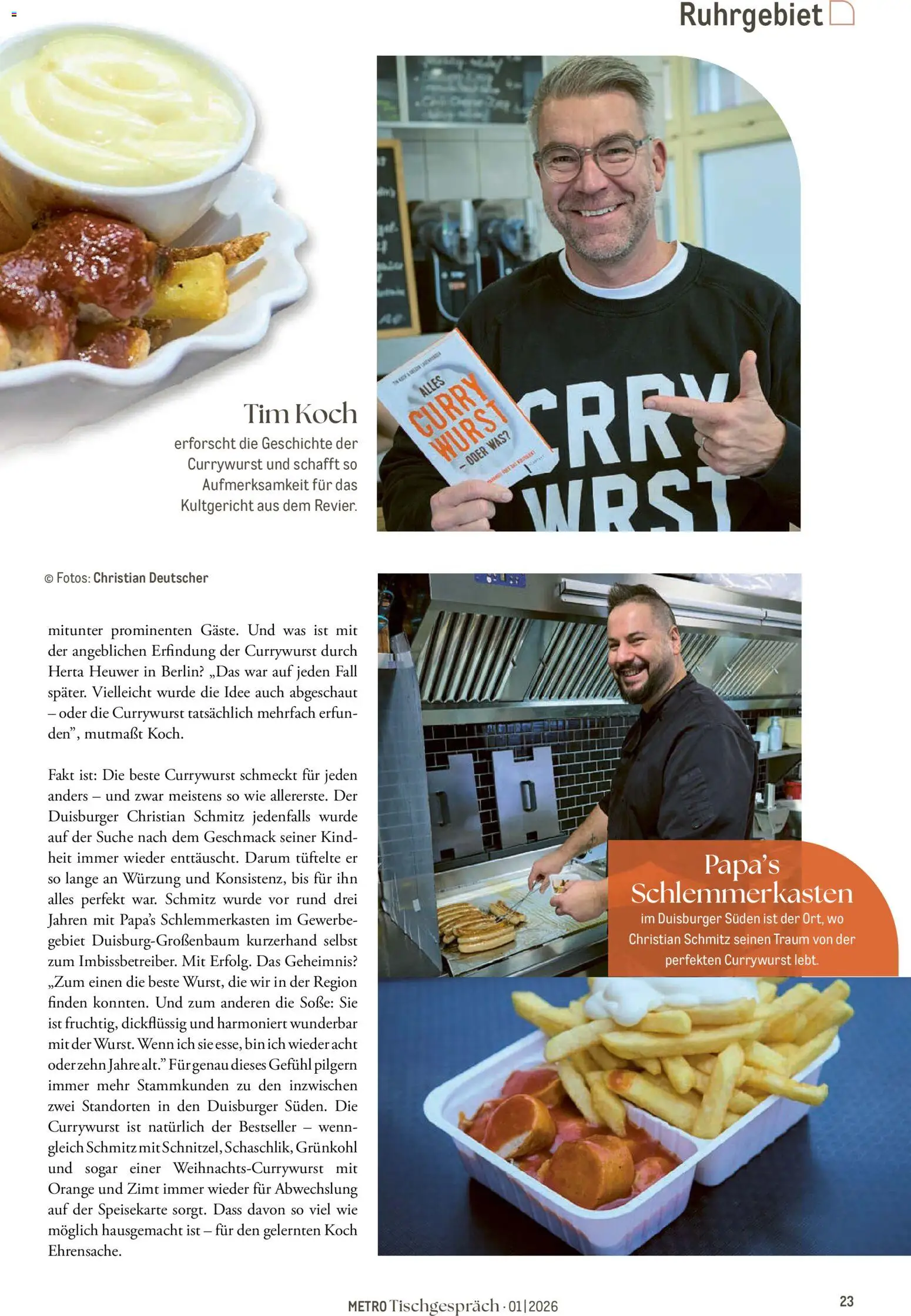 Metro Tischgespräch – gültig ab 01.02.2026 | Seite: 23 | Produkte: Soße, Wurst