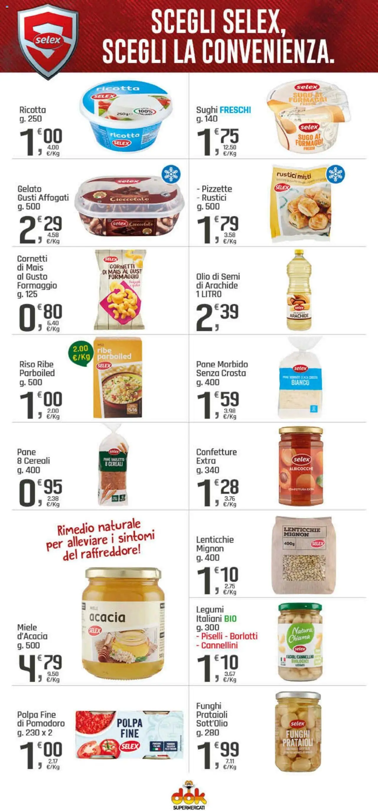 Volantino DOK del 23.10.2025 | Pagina: 11 | Prodotti: Riso, Funghi, Mais, Rustici