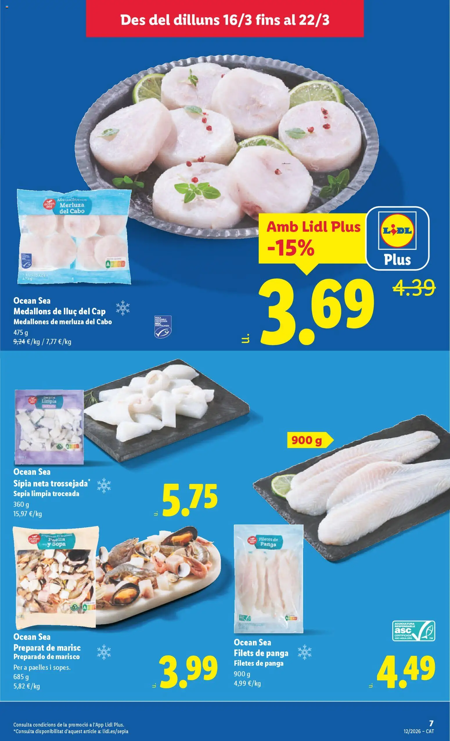 Lidl folleto │ válido desde el 16.03.2026 | Página: 7 | Productos: Medallones