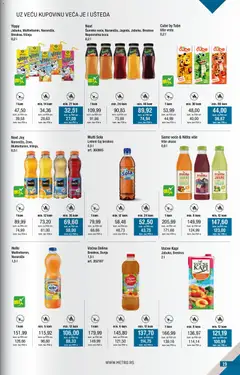 Metro katalog Kupi više, plati manje - pregled Metro kataloga - važi od 01.03.2026 | Strana: 19 | Proizvode: Banana, Fruvita, Breskva, Jabuke