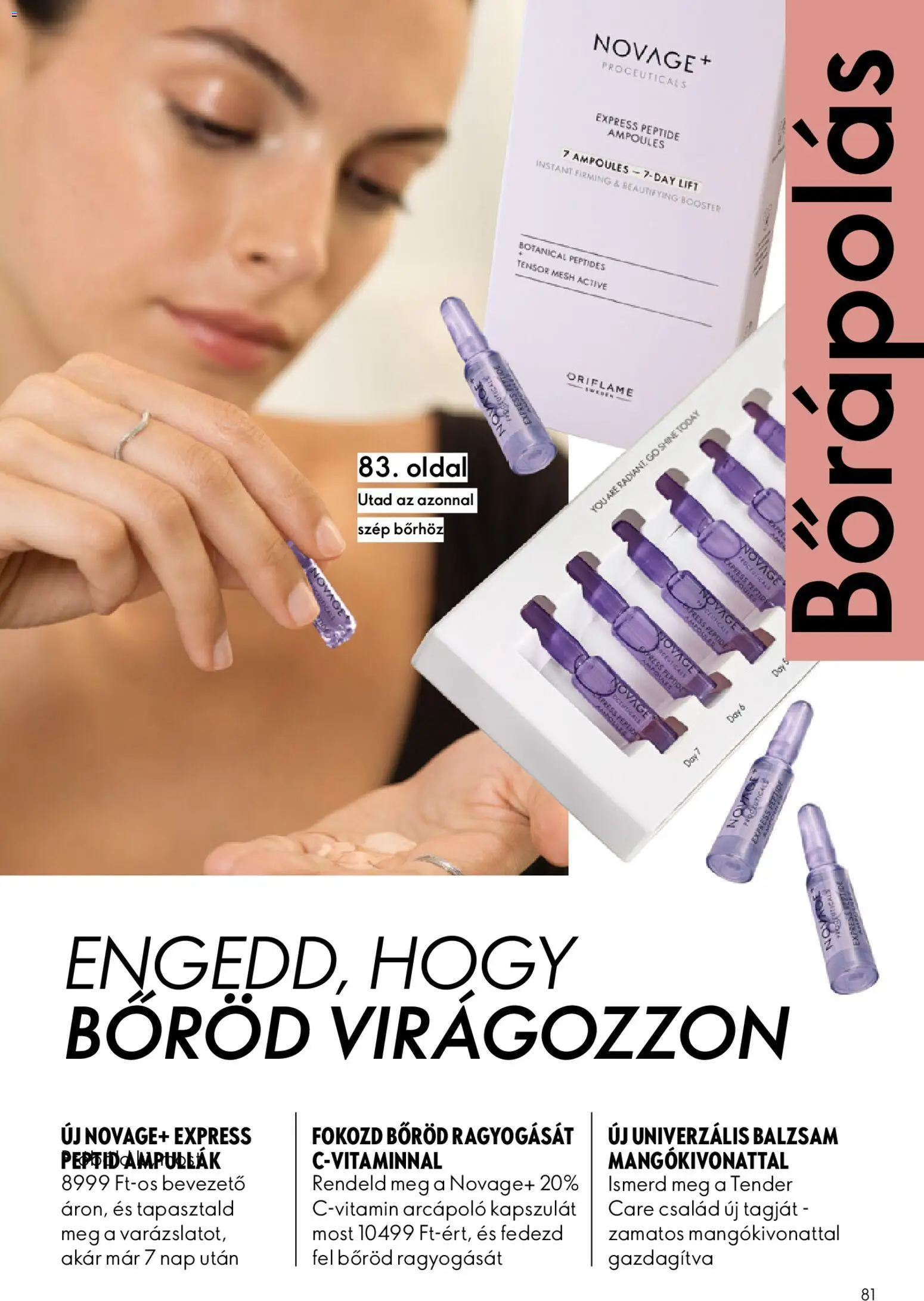 Oriflame akciós ujság - amely érvényes a következő dátumtól: 15.04.2026 | Oldal: 81