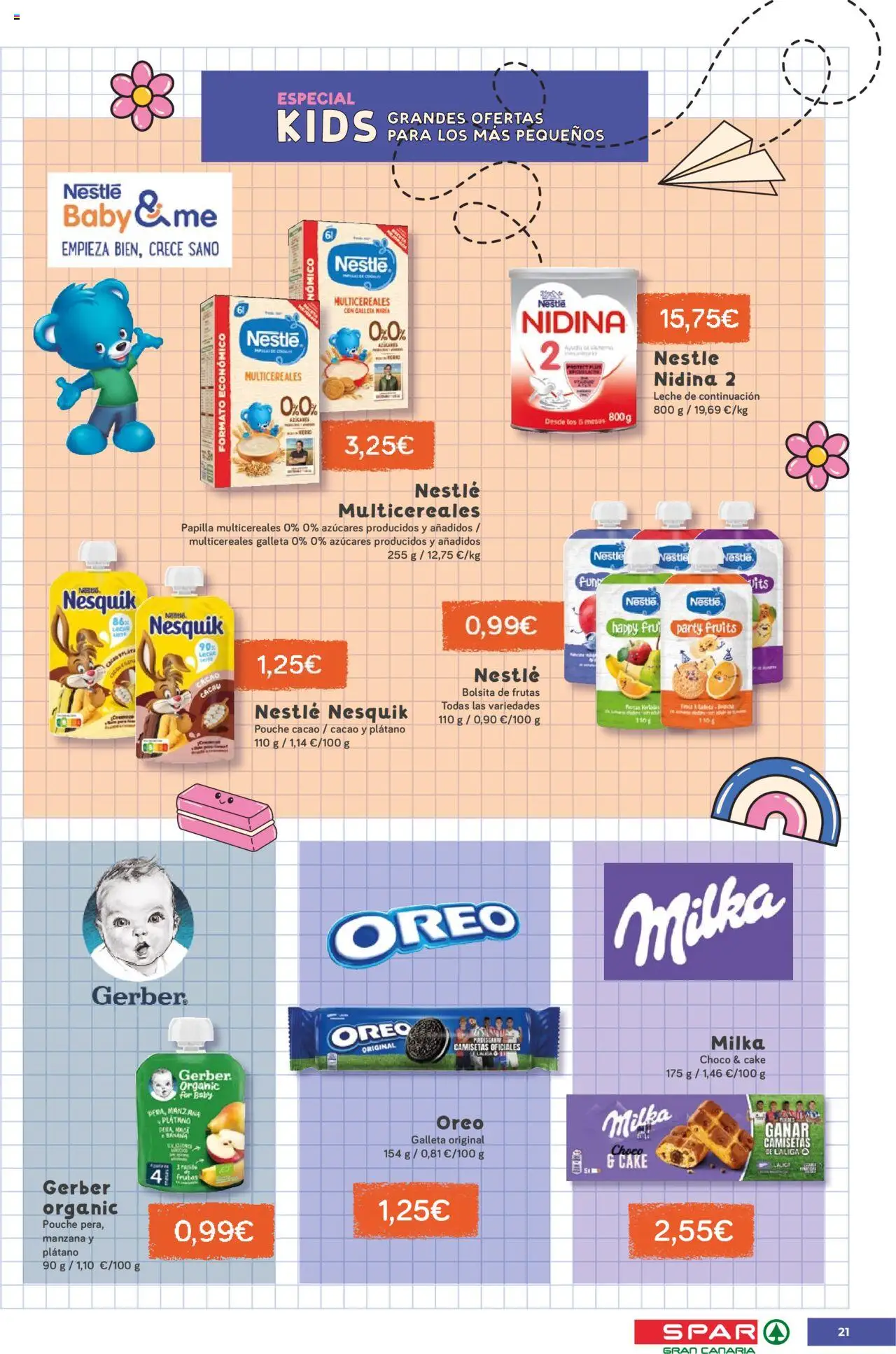 Spar folleto │ válido desde el 19.09.2025 | Página: 21 | Productos: Leche, Manzana, Φρυγανιές σικάλεως