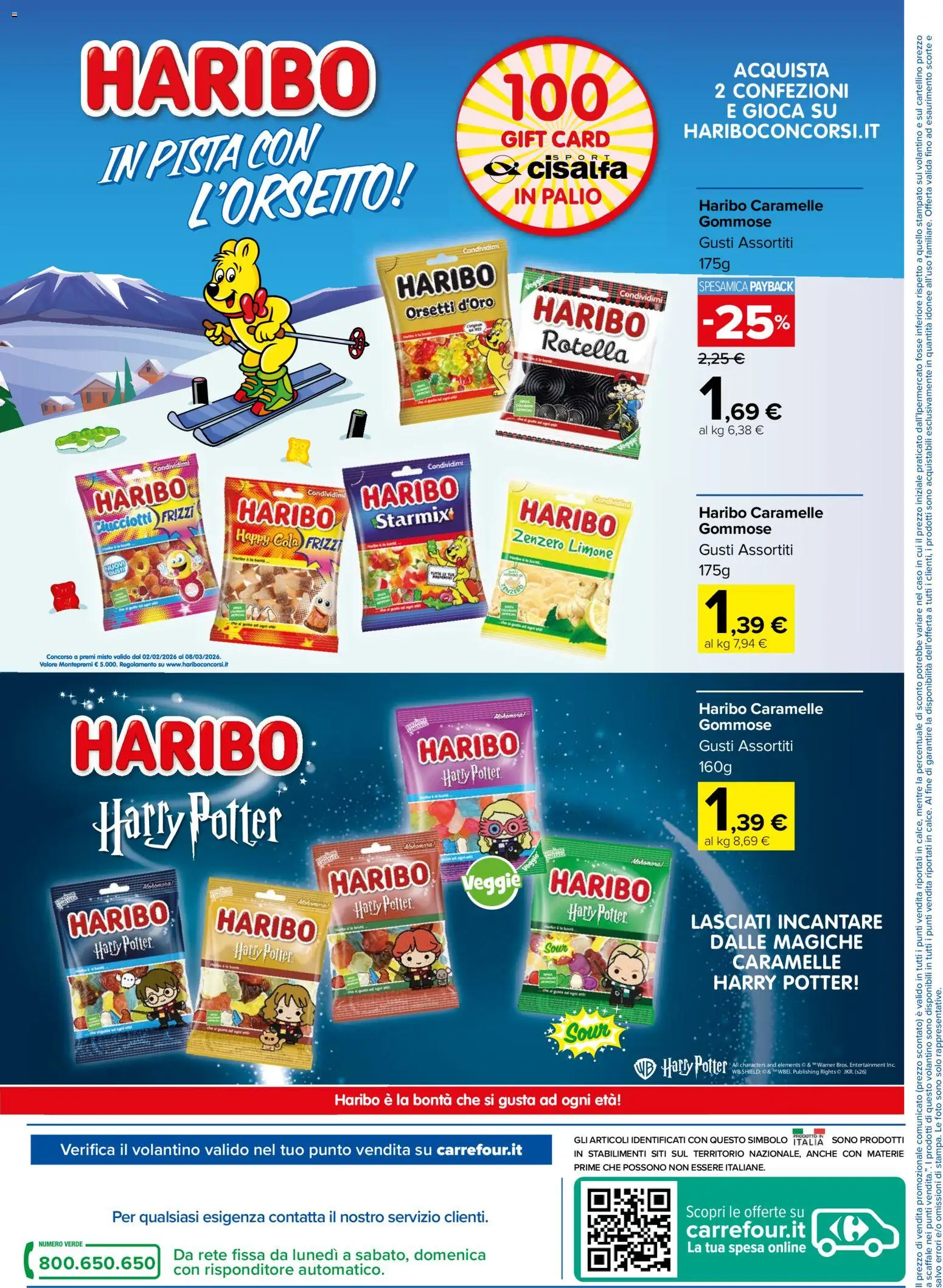 Volantino Carrefour del 06.02.2026 | Pagina: 2 | Prodotti: Caramelle, Limone, Scaffale