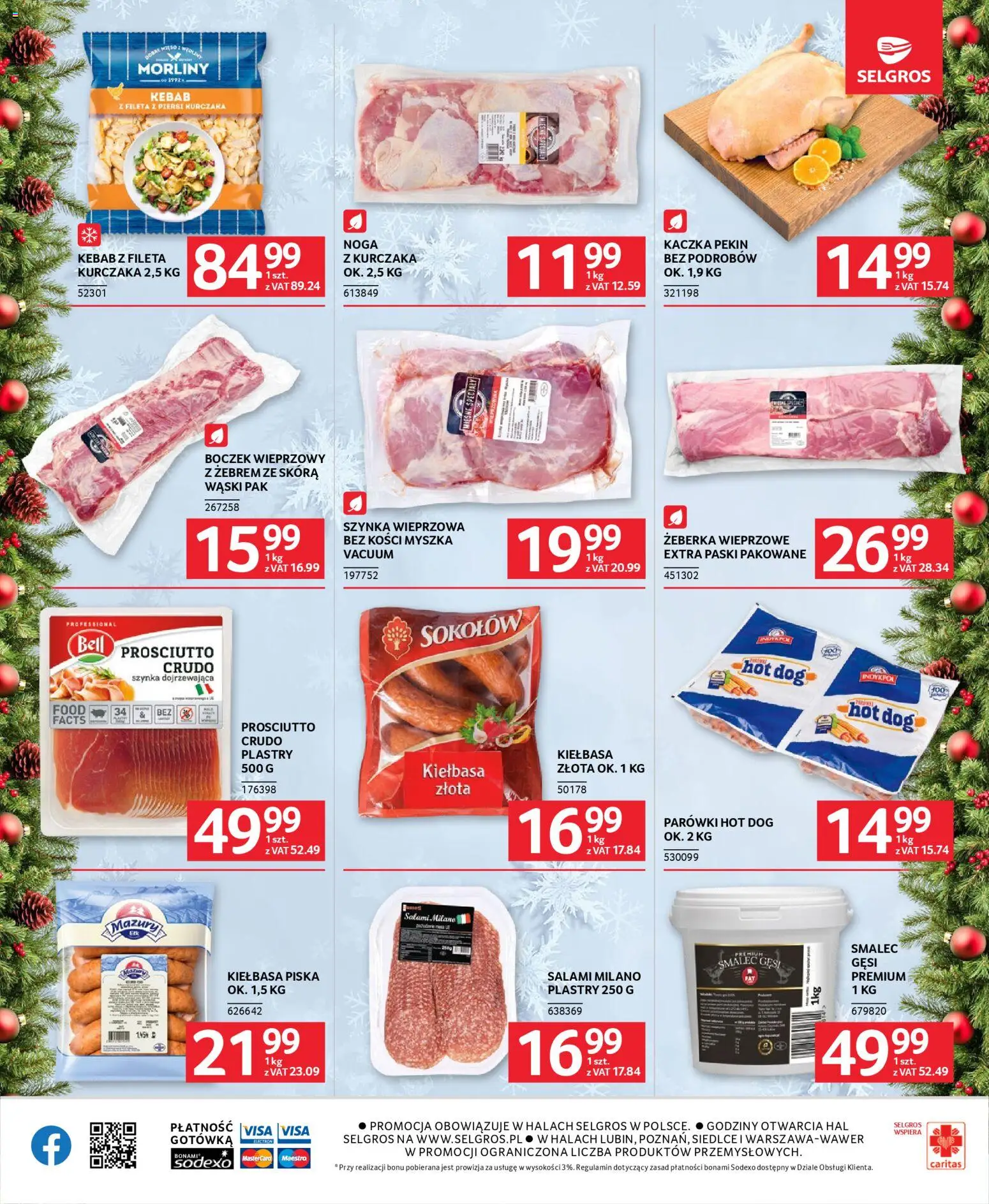 Selgros cash&carry Gazetka - Oferta dla gastronomii od 06.11.2025 | Strona: 2 | Produkty: Kiełbasa, Piersi, Boczek wieprzowy, Myszka