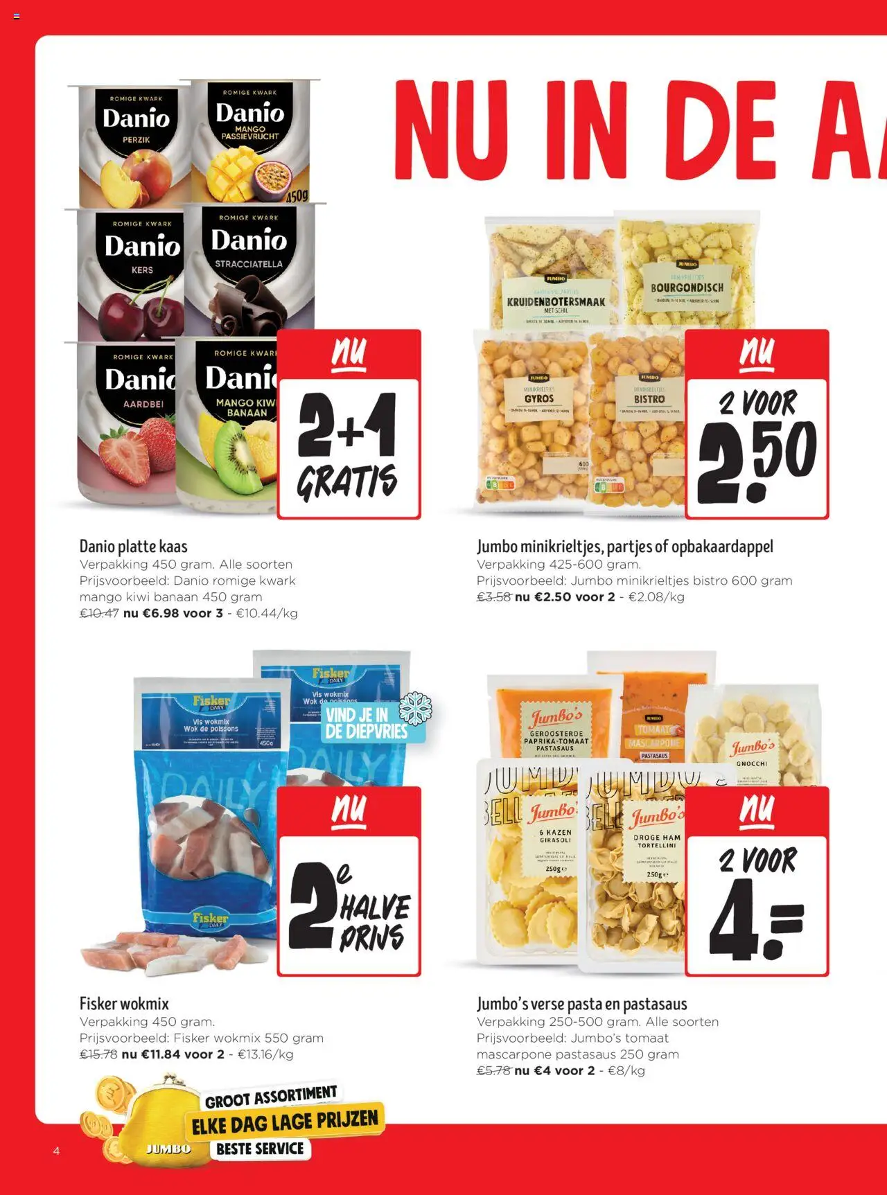  | Pagina: 4 | Producten: Ham, Pasta, Aardbei, Tomaat