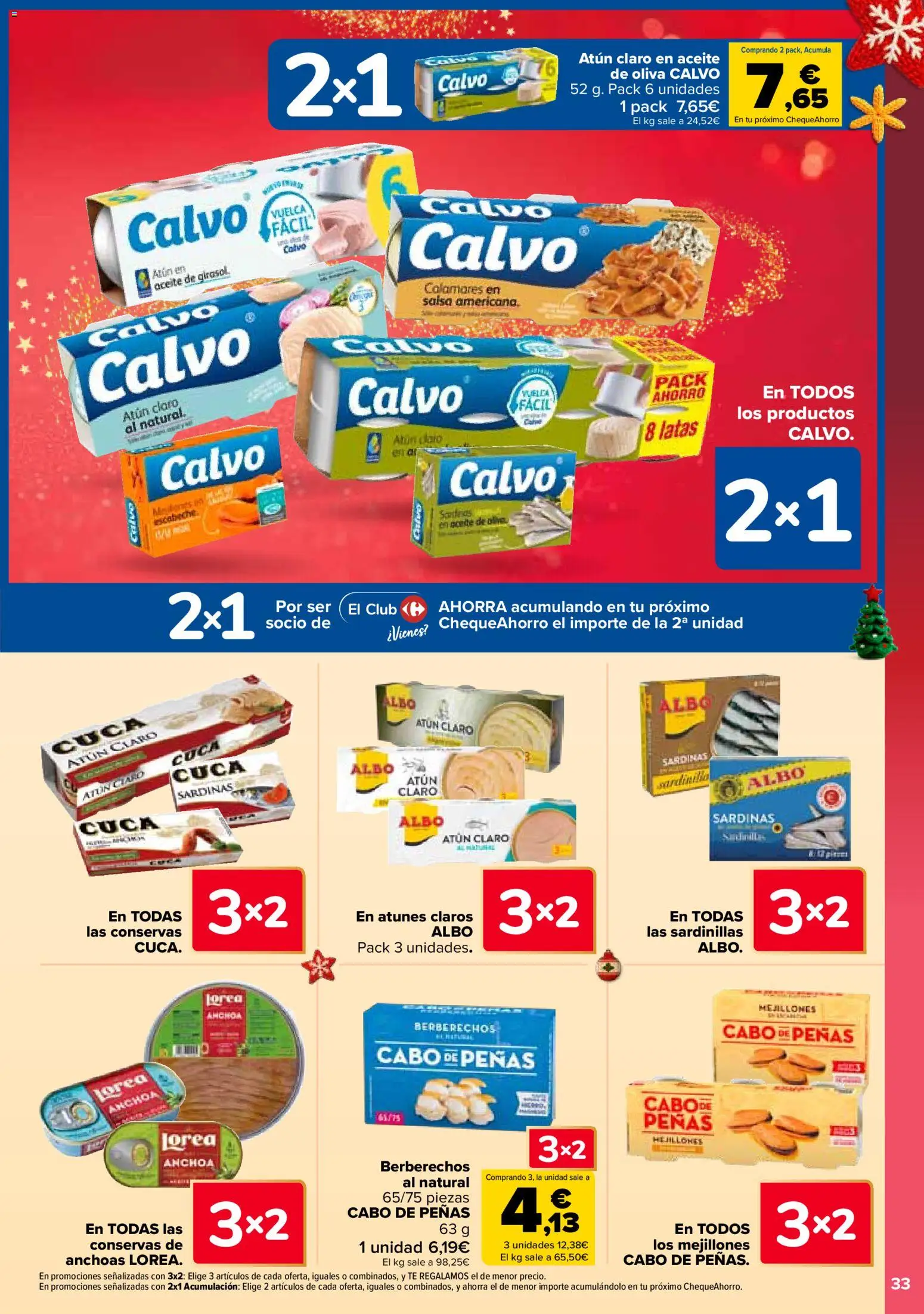 Carrefour folleto │ válido desde el 12.12.2025 | Página: 35 | Productos: Berberechos, Té, Anchoa, Atún claro