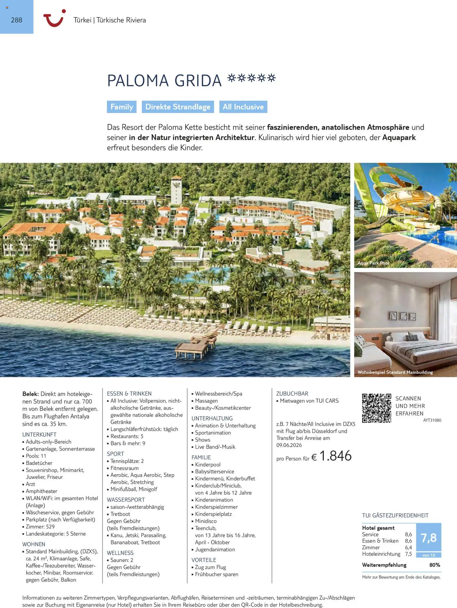 Aida  Südeuropa & Nordafrika 2026/27 – gültig ab 01.01.2026 | Seite: 288 | Produkte: Wasser