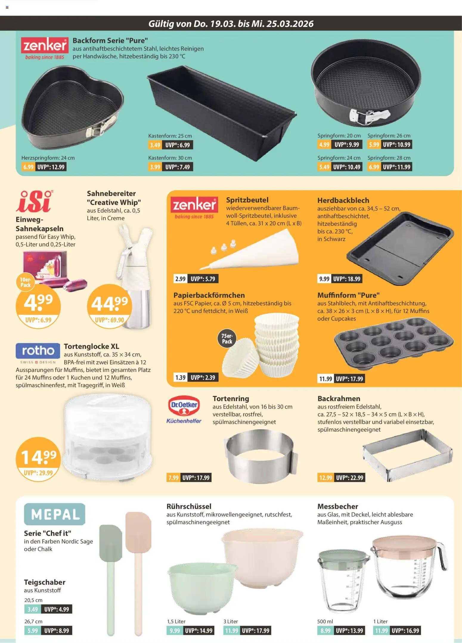 V-Markt München – gültig ab 19.03.2026 | Seite: 15 | Produkte: Creme, Kuchen