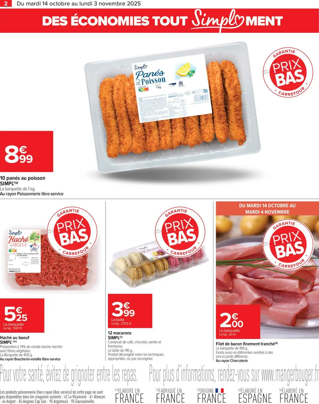 {H1} | Page: 2 | Produits: Poissonnerie, Macarons, Viande, Viande bovine